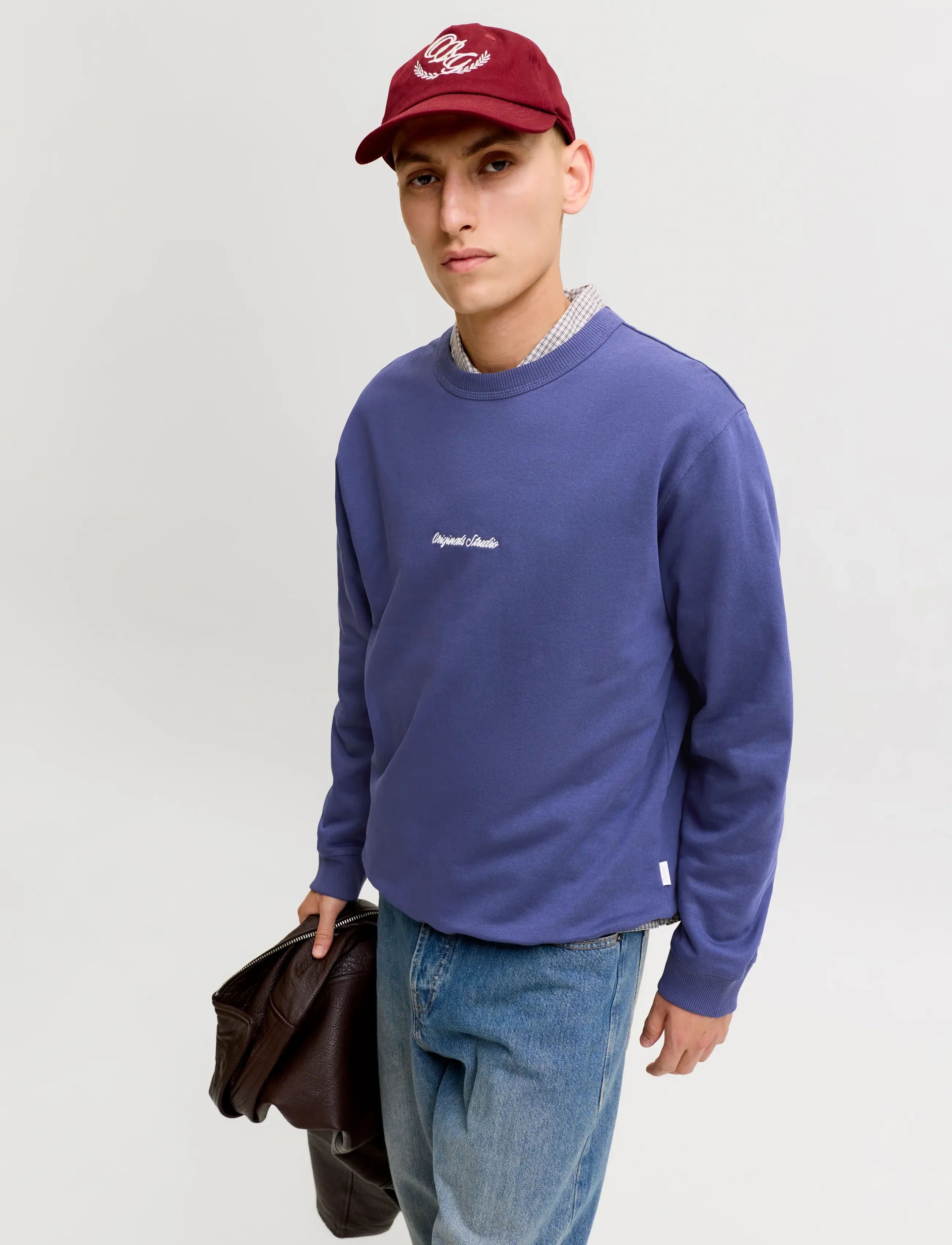 Jack & Jones - JORNORREBRO EMB SWEAT CREW NOOS - kollektsioonid - crown blue - 5