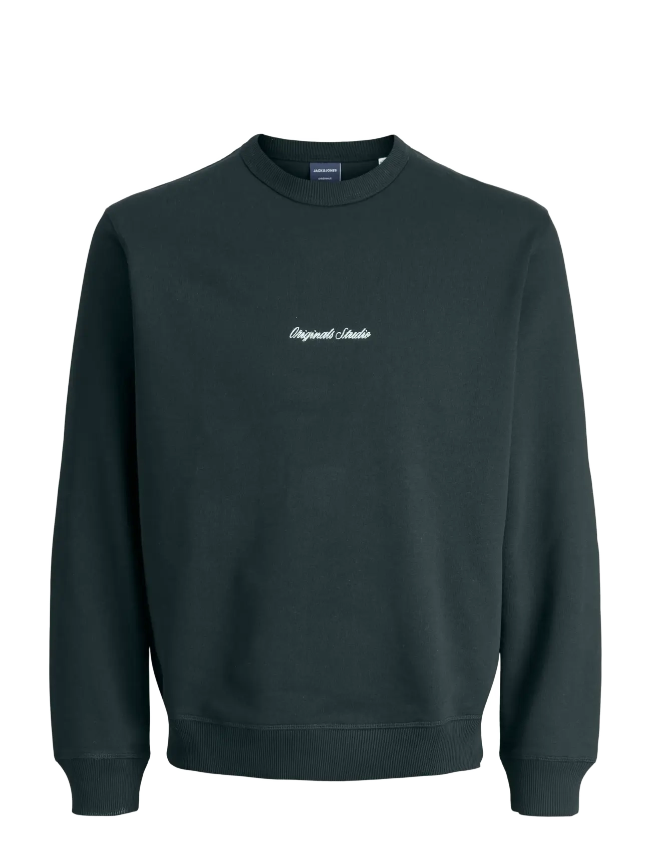 Jack & Jones JORNORREBRO EMB SWEAT CREW NOOS - Sweatshirts & hættetrøjer - FOREST RIVER / khaki/green