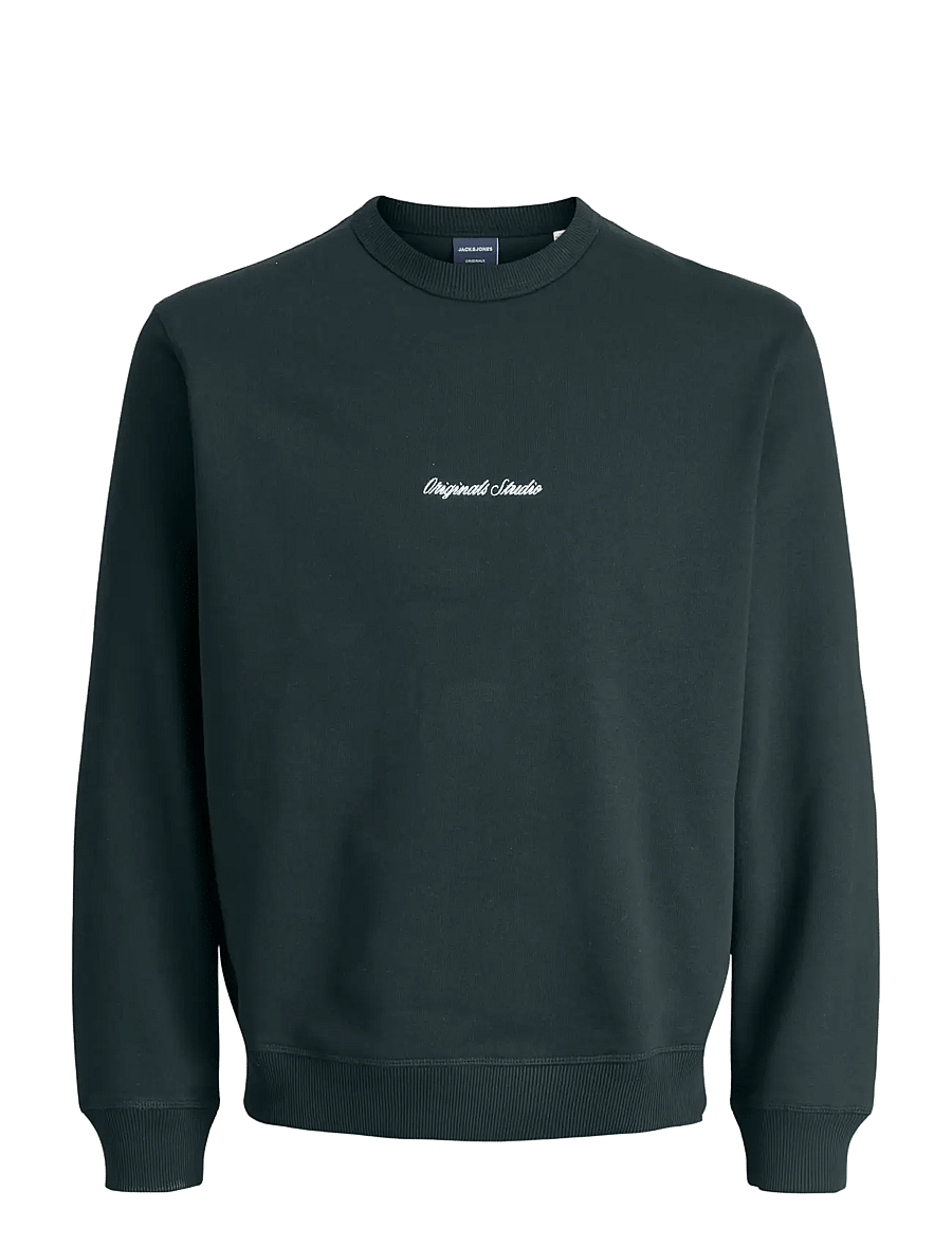 Jack & Jones - JORNORREBRO EMB SWEAT CREW NOOS - kollektionen - forest river - 1