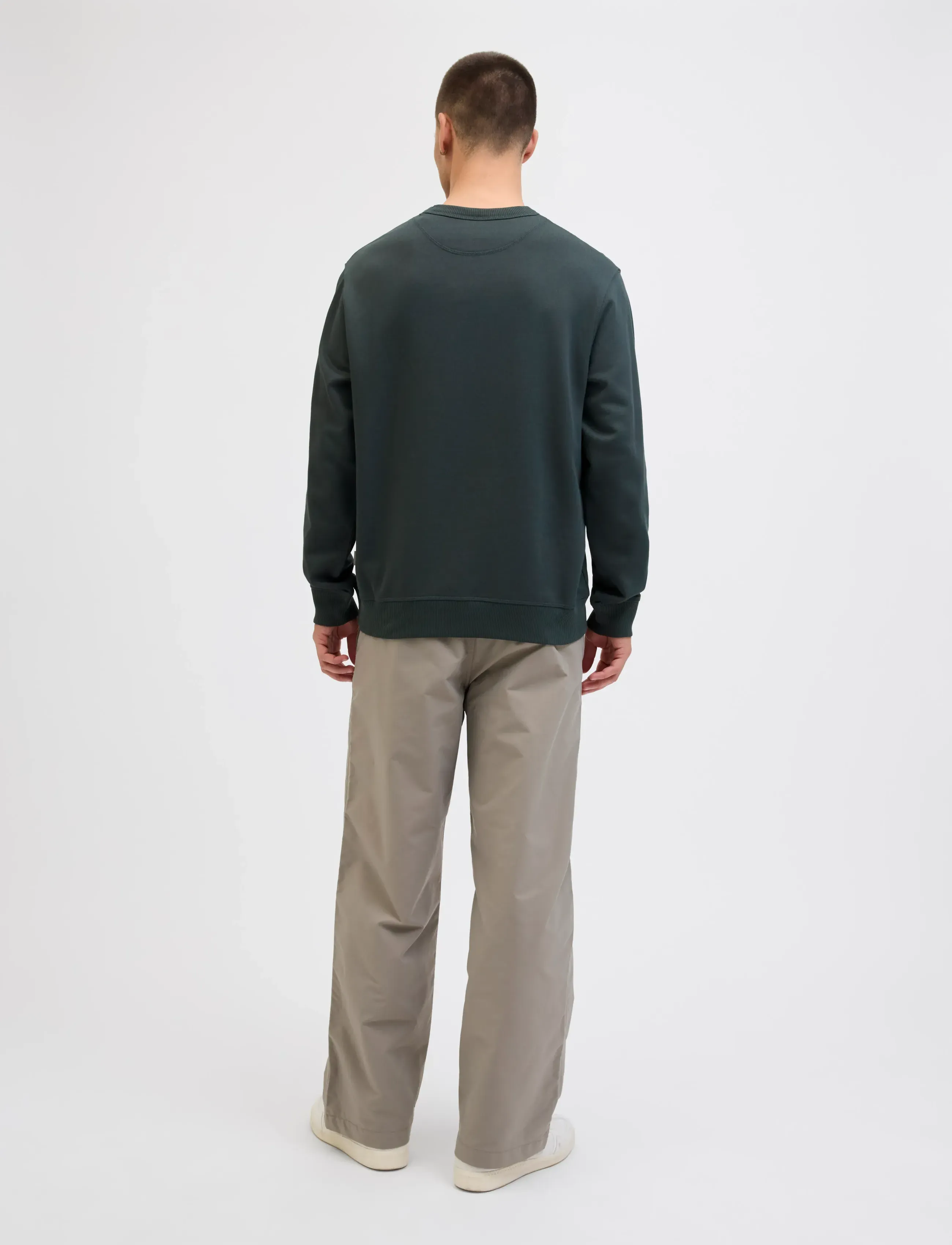 Jack & Jones - JORNORREBRO EMB SWEAT CREW NOOS - kollektioner - forest river - 2