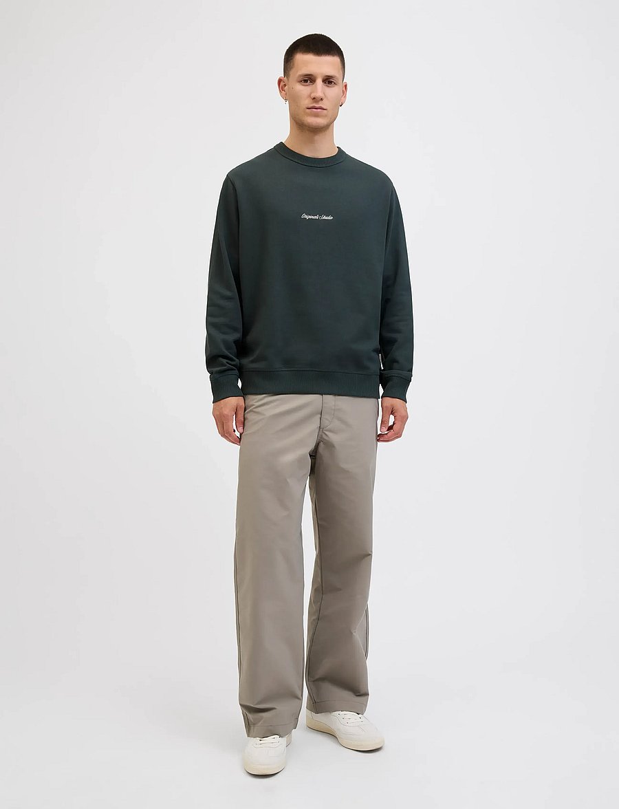 Jack & Jones - JORNORREBRO EMB SWEAT CREW NOOS - kollektionen - forest river - 3