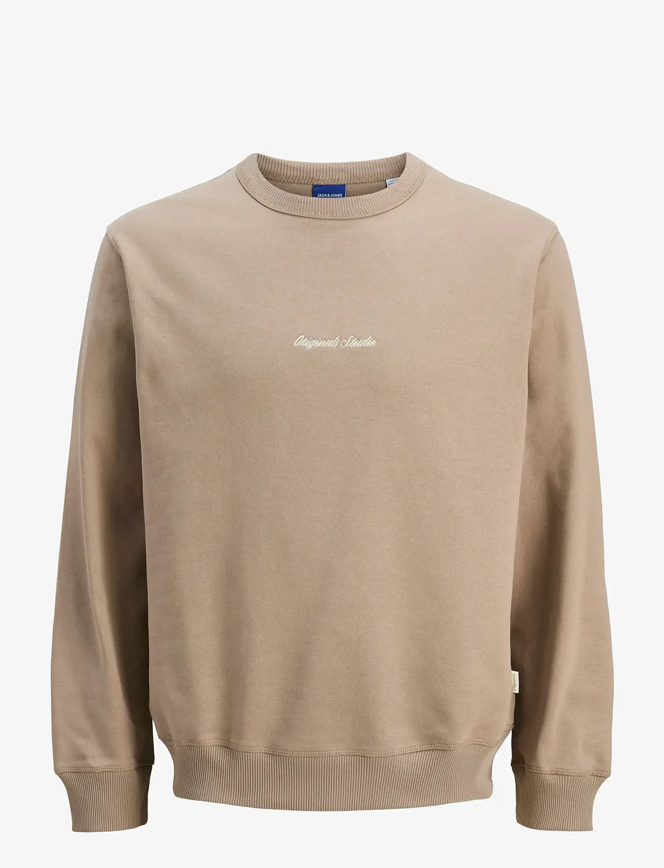 Jack & Jones - JORNORREBRO EMB SWEAT CREW NOOS - kollektsioonid - mocha meringue - 1