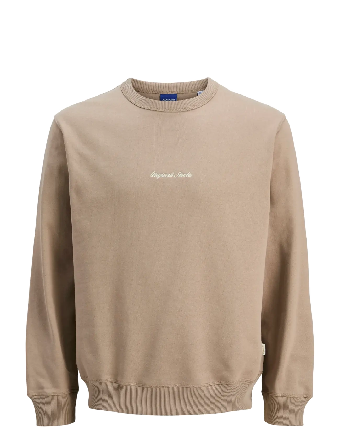 Jack & Jones - JORNORREBRO EMB SWEAT CREW NOOS - kollektioner - mocha meringue - 1
