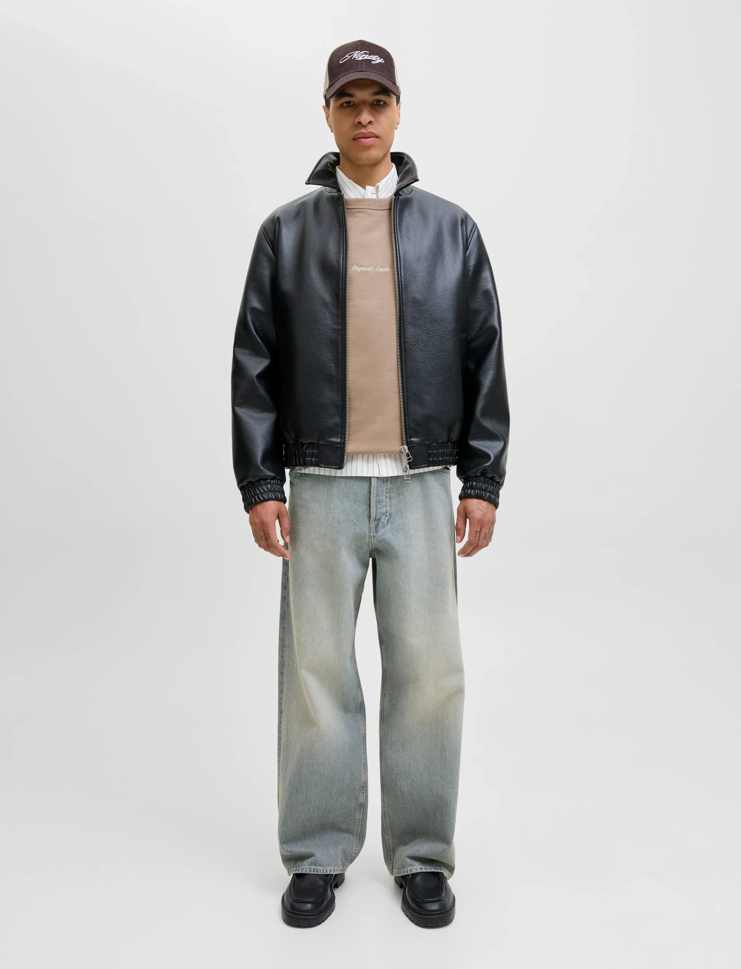 Jack & Jones - JORNORREBRO EMB SWEAT CREW NOOS - kollektioner - mocha meringue - 3