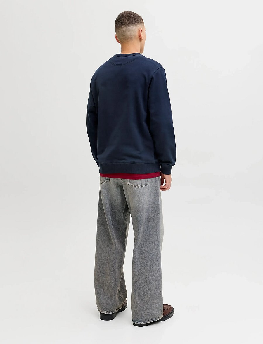 Jack & Jones - JORNORREBRO EMB SWEAT CREW NOOS - kollektsioonid - sky captain - 3