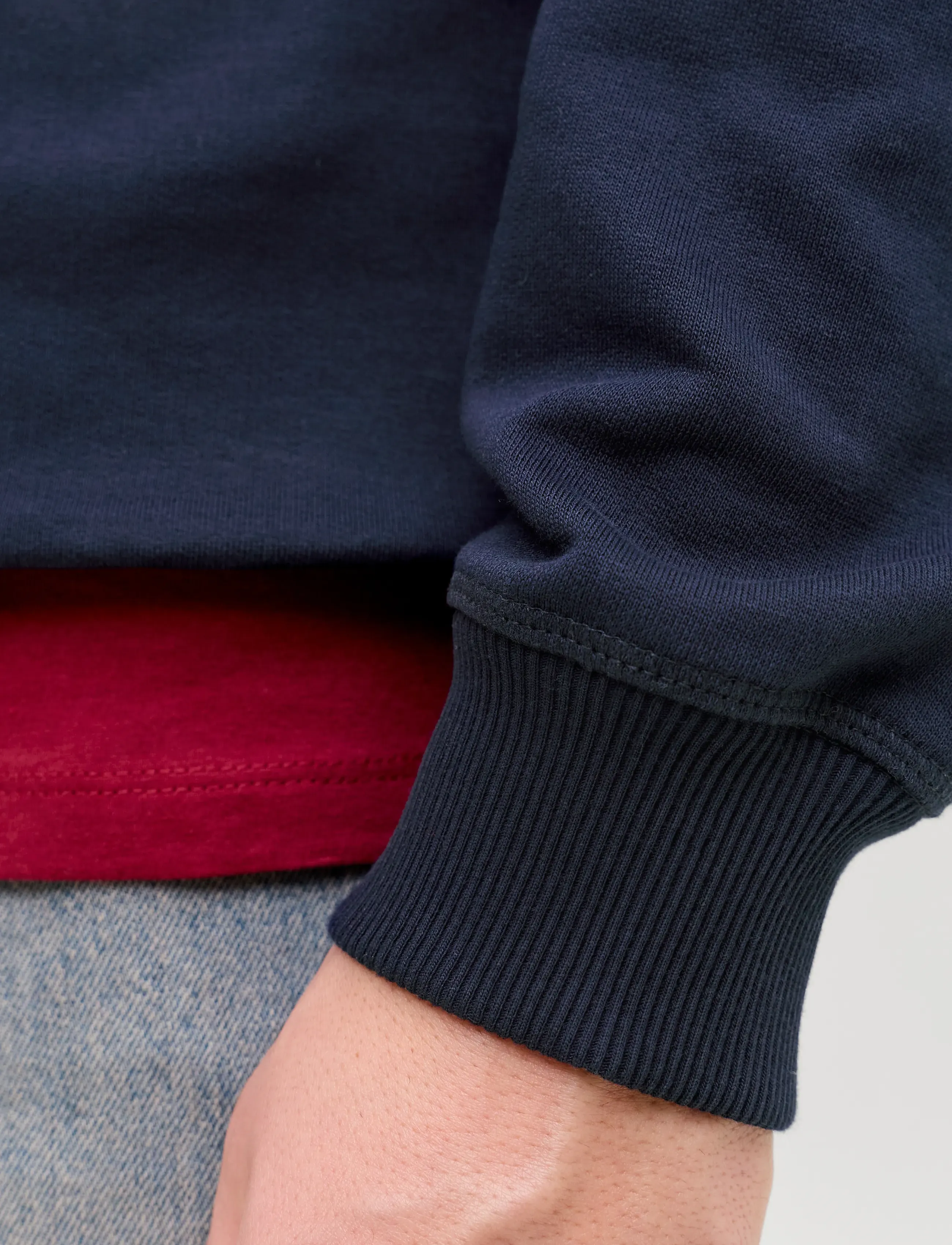 Jack & Jones - JORNORREBRO EMB SWEAT CREW NOOS - kollektsioonid - sky captain - 5