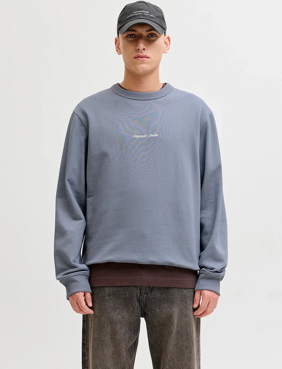 Jack & Jones - JORNORREBRO EMB SWEAT CREW NOOS - kollektionen - tradewinds - 0