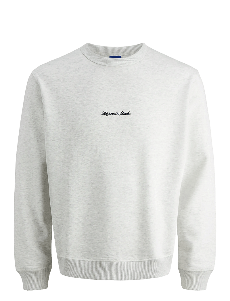 Jack & Jones - JORNORREBRO EMB SWEAT CREW NOOS - kollektionen - white melange - 1