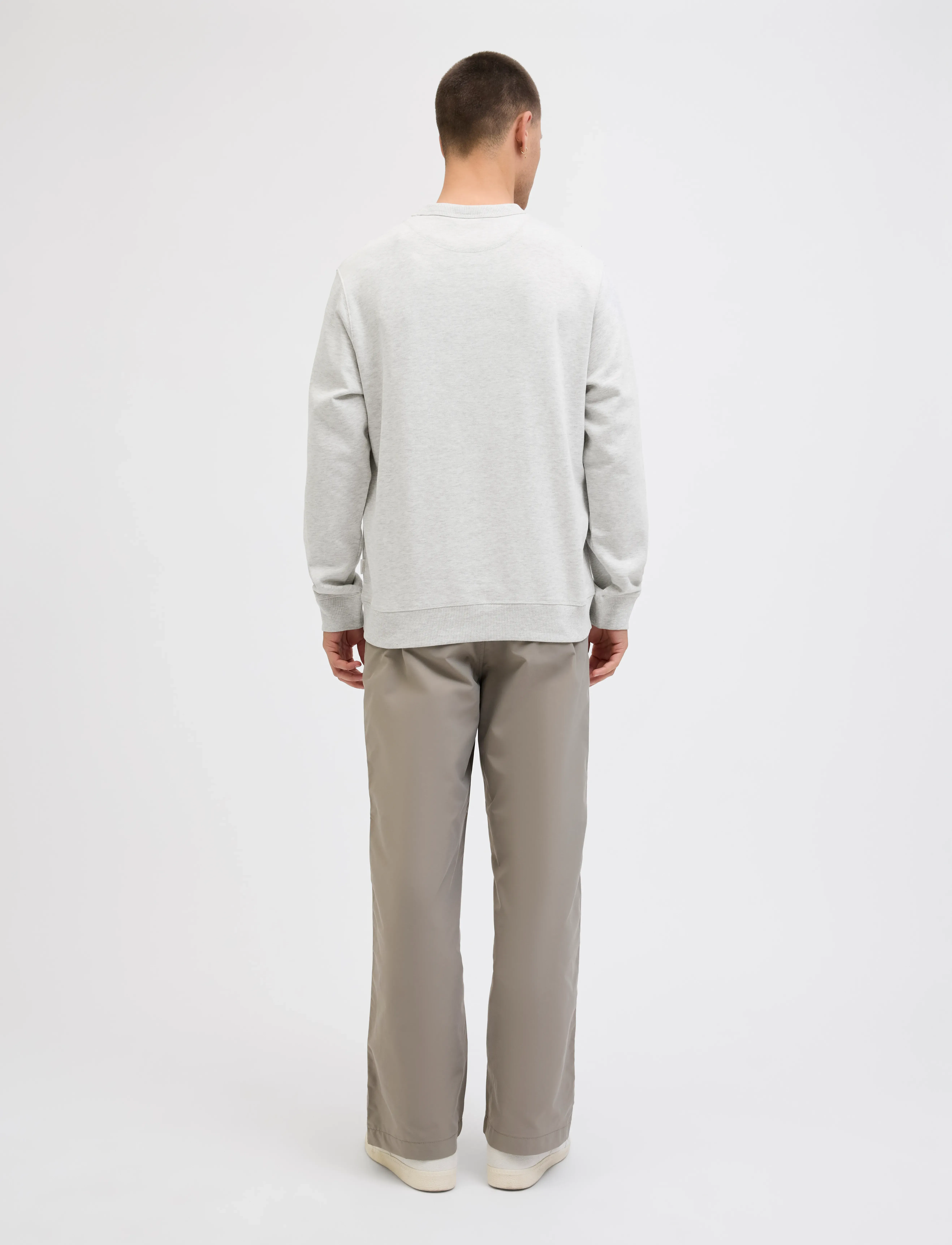 Jack & Jones - JORNORREBRO EMB SWEAT CREW NOOS - kollektionen - white melange - 2