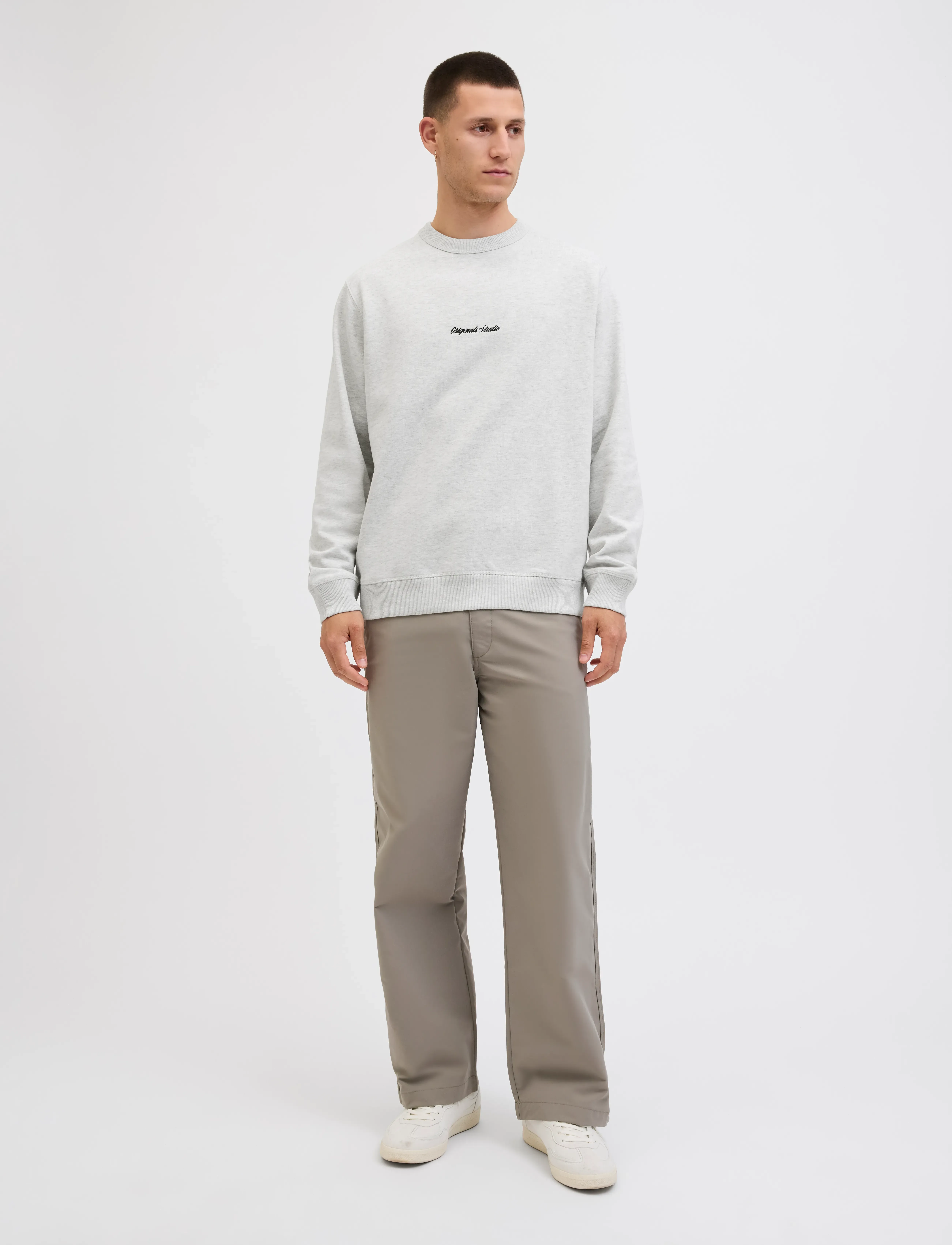 JACK & JONES Jornorrebro Emb Sweat Crew Noos sweatshirts herr – bild 3