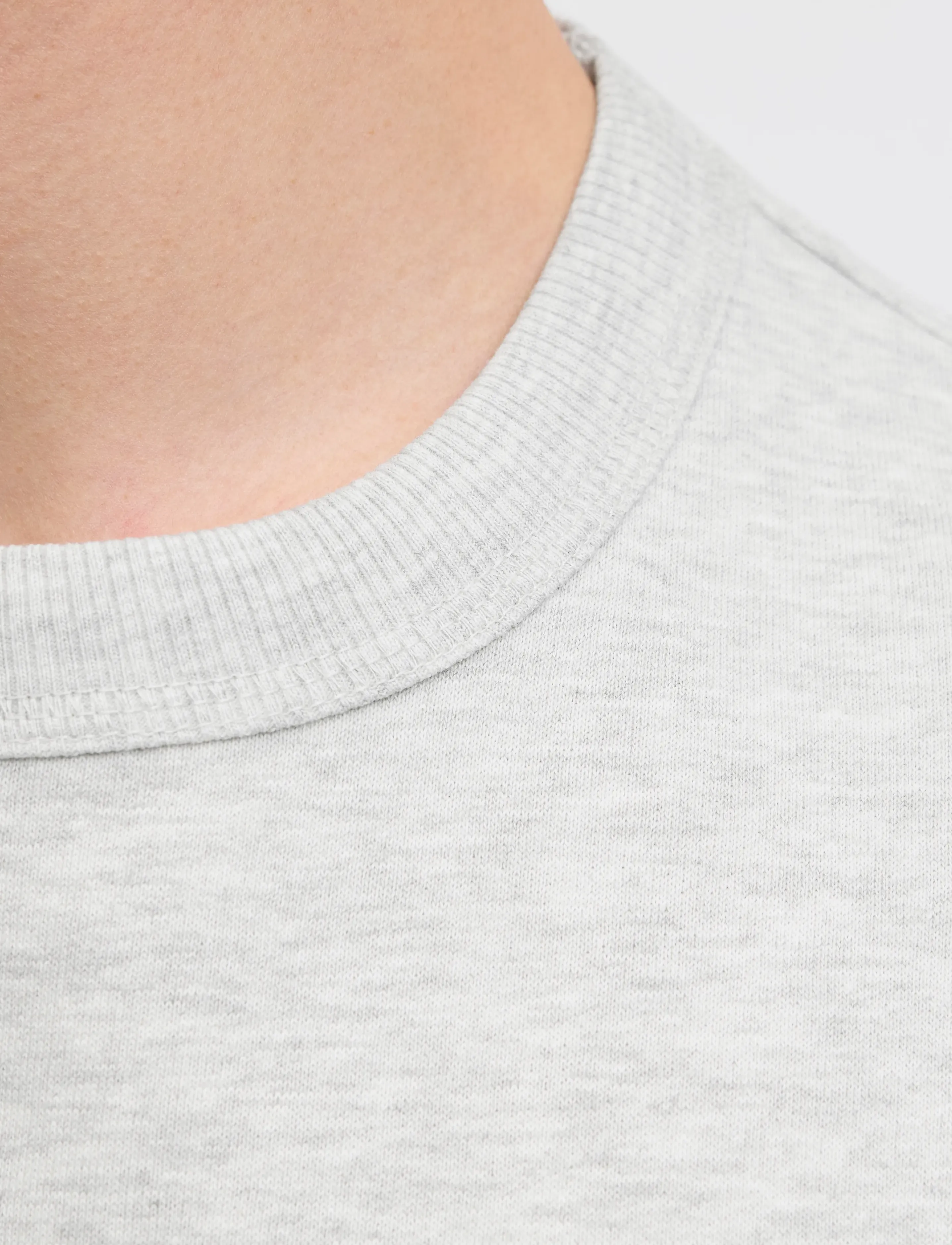 Jack & Jones - JORNORREBRO EMB SWEAT CREW NOOS - kollektionen - white melange - 4