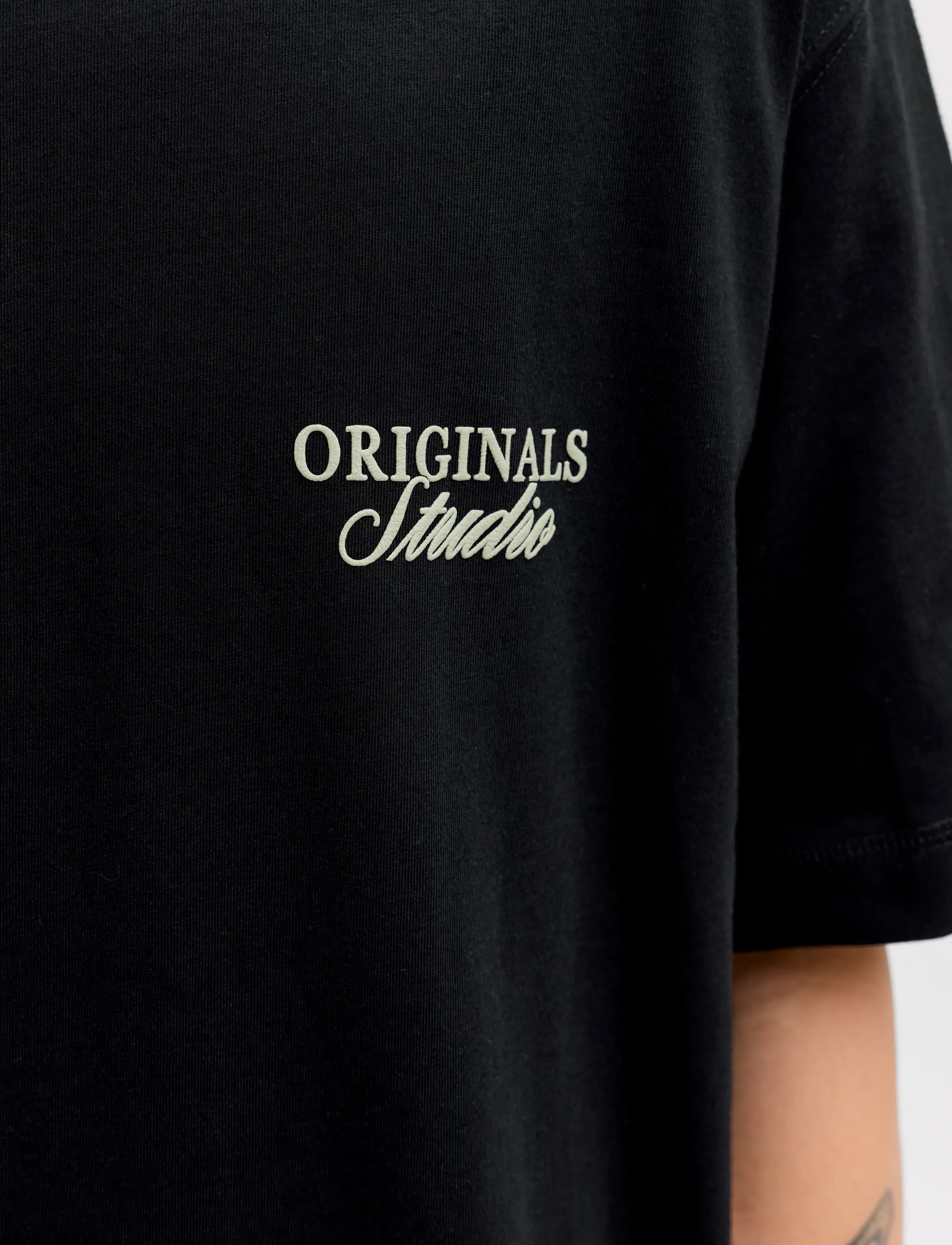 JACK & JONES Jornorrebro Typo Tee Ss Crew Neck Noos t-shirts - bas herr – bild 7