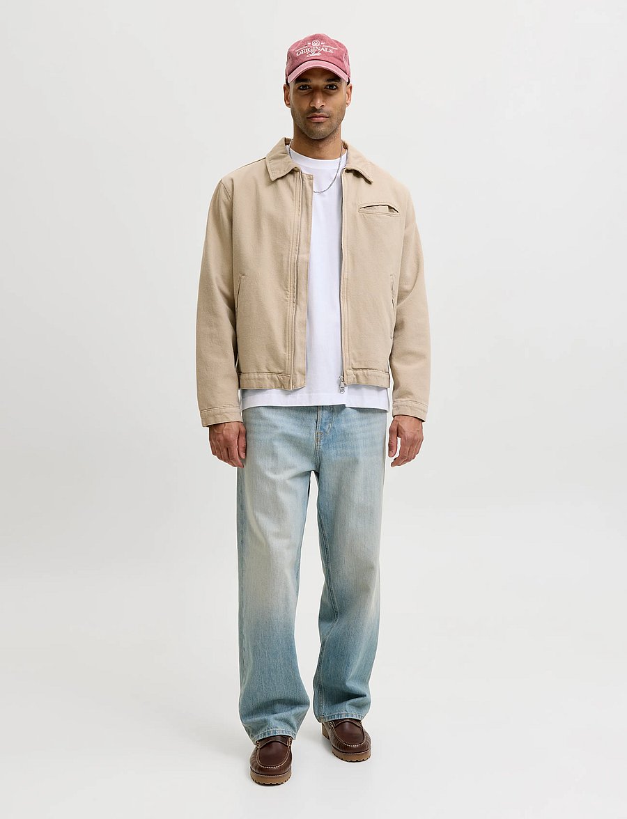 Jack & Jones - JORNORREBRO TYPO TEE SS CREW NECK NOOS - kortærmede t-shirts - bright white - 4