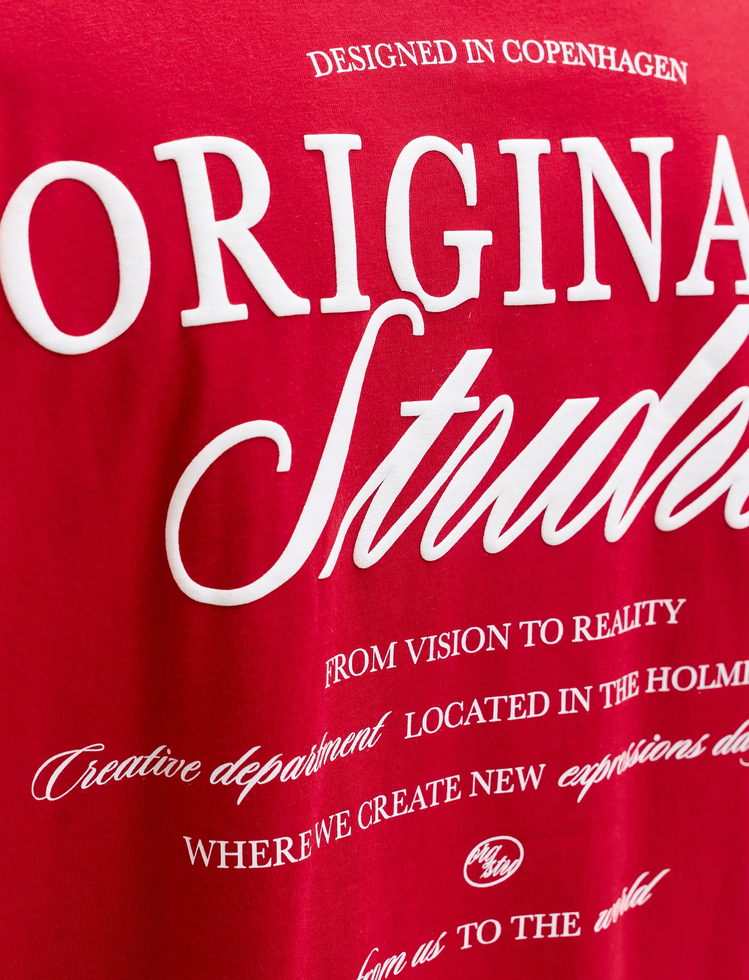 Jack & Jones - JORNORREBRO TYPO TEE SS CREW NECK NOOS - kortærmede t-shirts - samba - 5