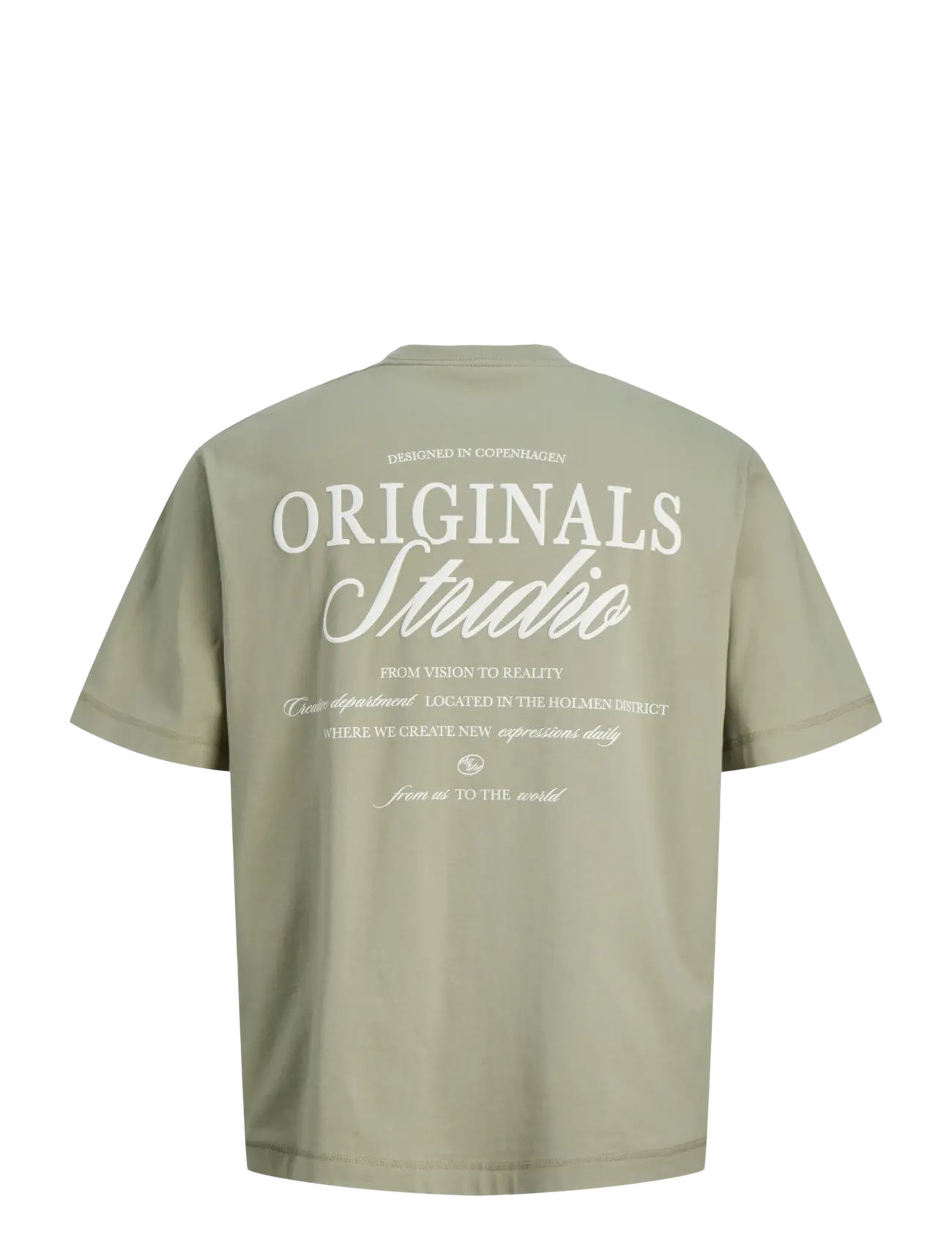 Jack & Jones - JORNORREBRO TYPO TEE SS CREW NECK NOOS - kortærmede t-shirts - seagrass - 2