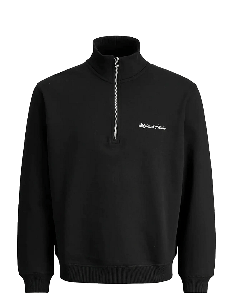 Jack & Jones - JORNORREBRO EMB SWEAT HIGH NECK NOOS - kollektionen - black - 1