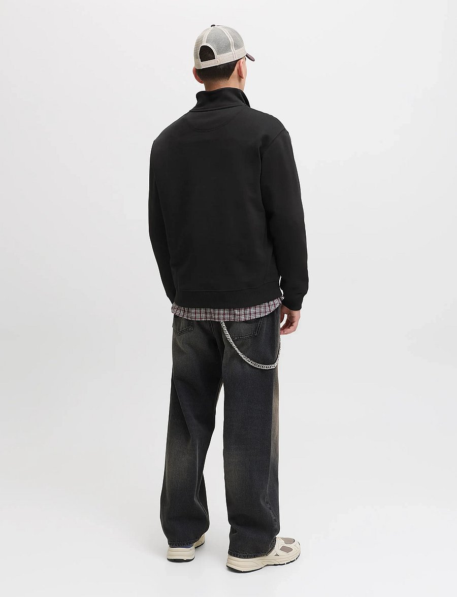 Jack & Jones - JORNORREBRO EMB SWEAT HIGH NECK NOOS - kollektionen - black - 2
