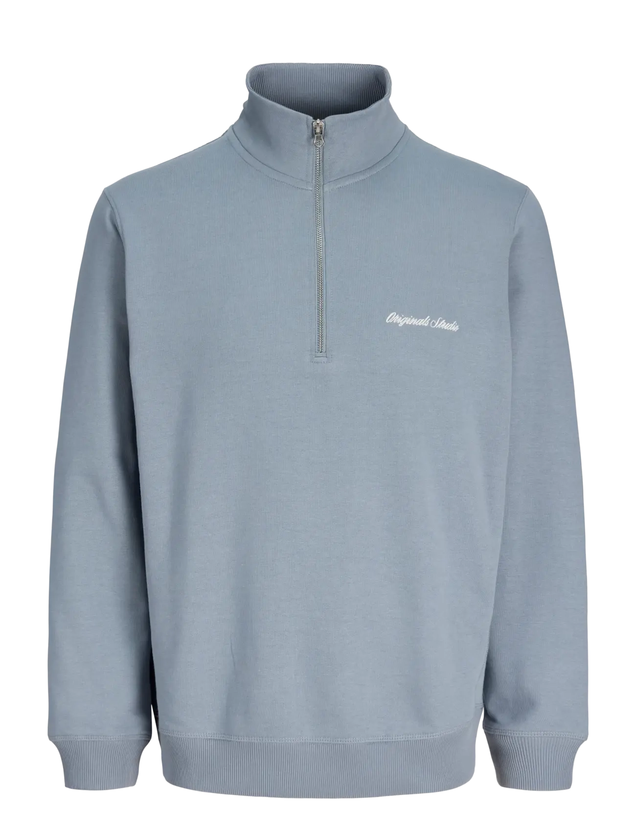 JACK & JONES Jornorrebro Emb Sweat High Neck Noos Blau - M - Herren