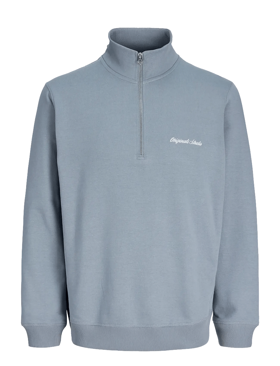 Jack & Jones - JORNORREBRO EMB SWEAT HIGH NECK NOOS - swetry - tradewinds - 1