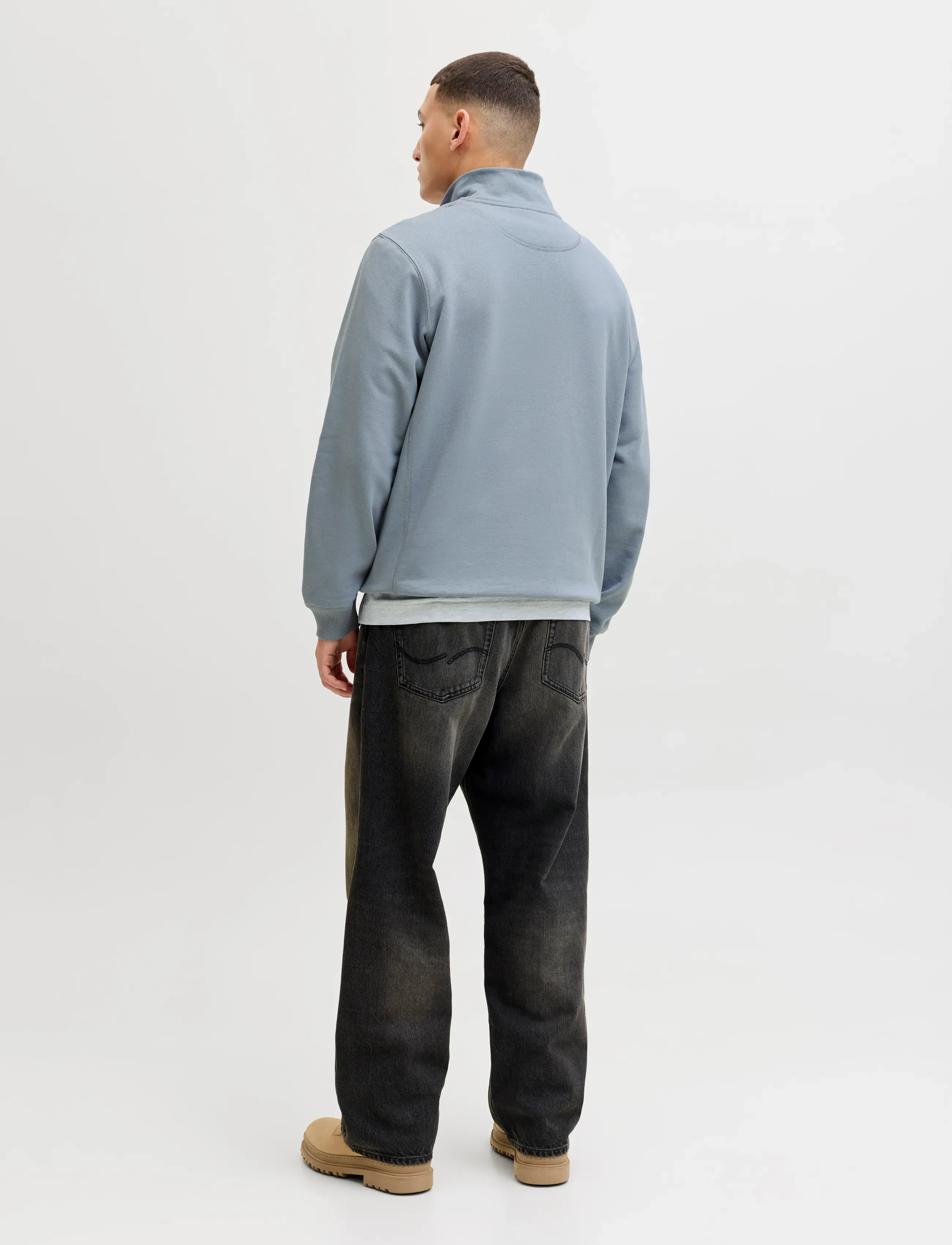 Jack & Jones - JORNORREBRO EMB SWEAT HIGH NECK NOOS - kollektioner - tradewinds - 2
