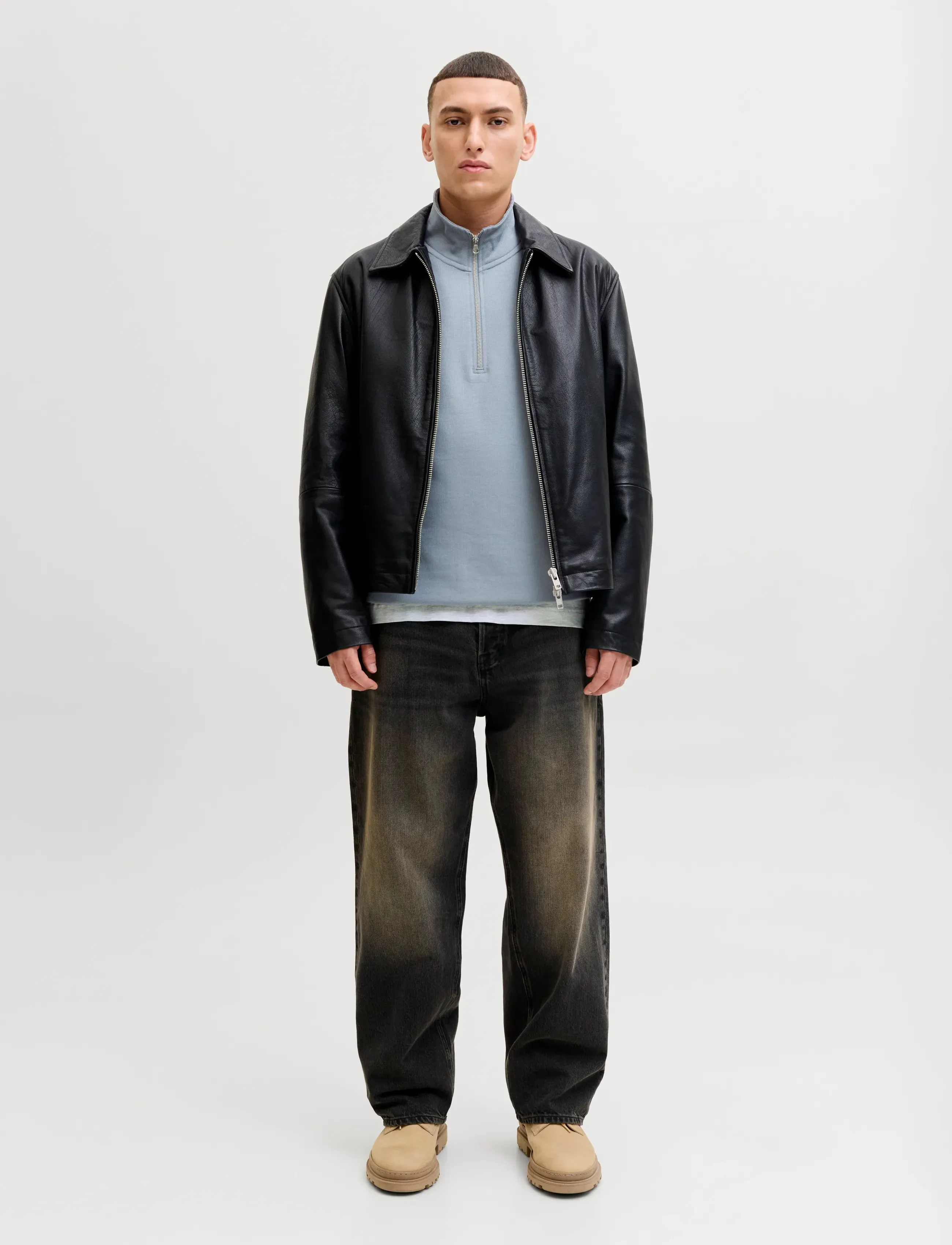 Jack & Jones - JORNORREBRO EMB SWEAT HIGH NECK NOOS - kollektioner - tradewinds - 3