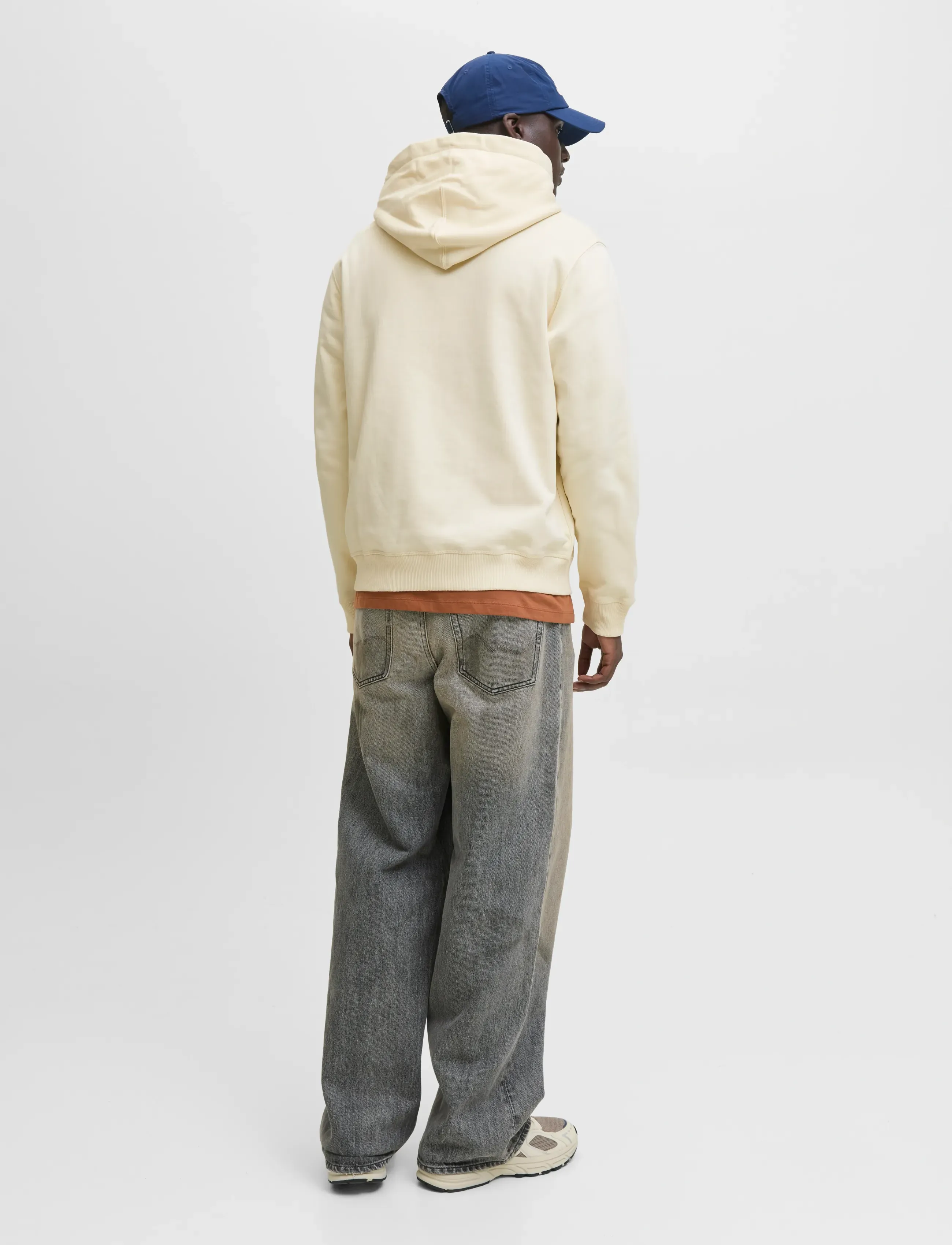 Jack & Jones - JORNORREBRO EMB SWEAT ZIP HOOD NOOS - sweats à capuche - antique white - 2