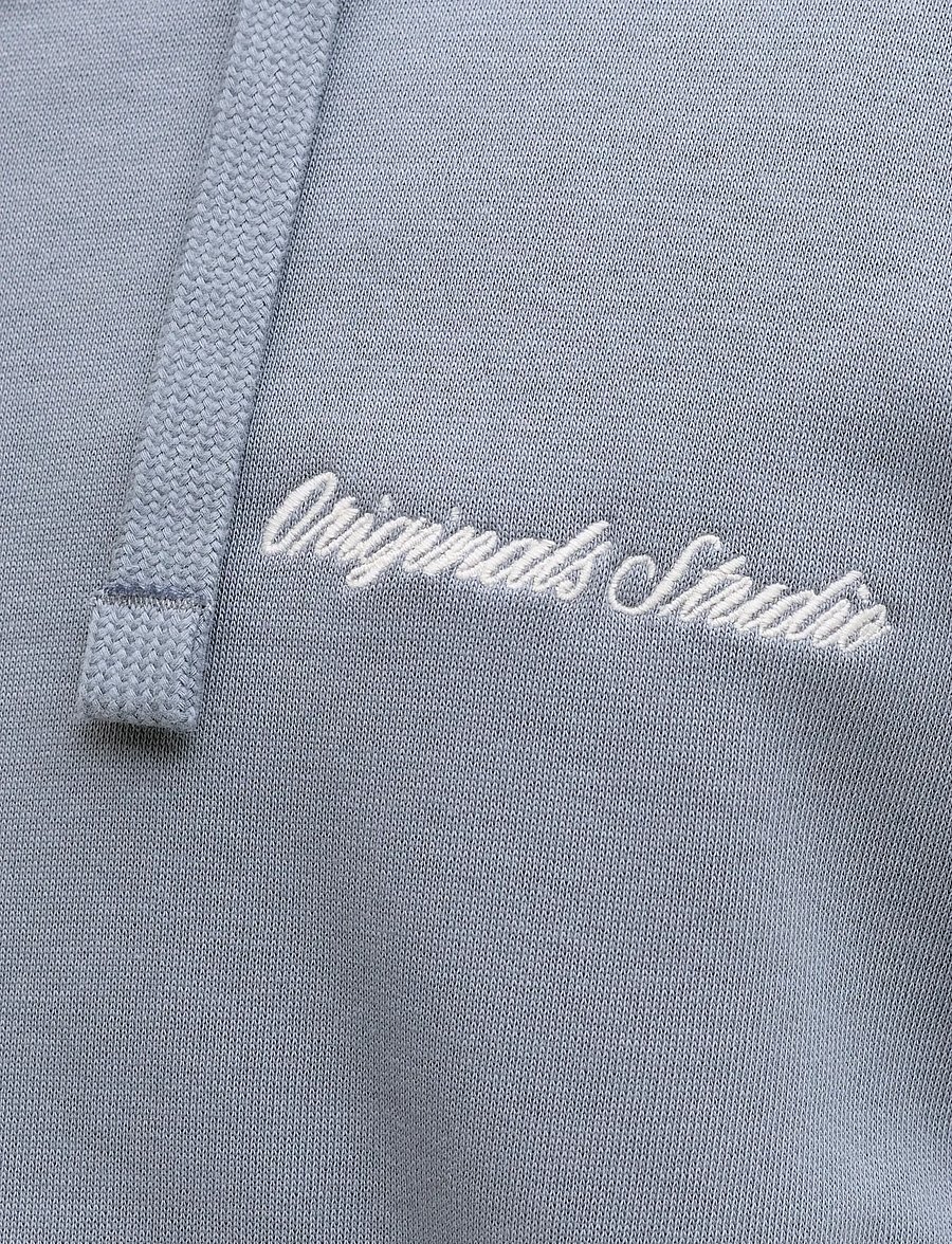 Jack & Jones - JORNORREBRO EMB SWEAT ZIP HOOD NOOS - hættetrøjer - tradewinds - 4