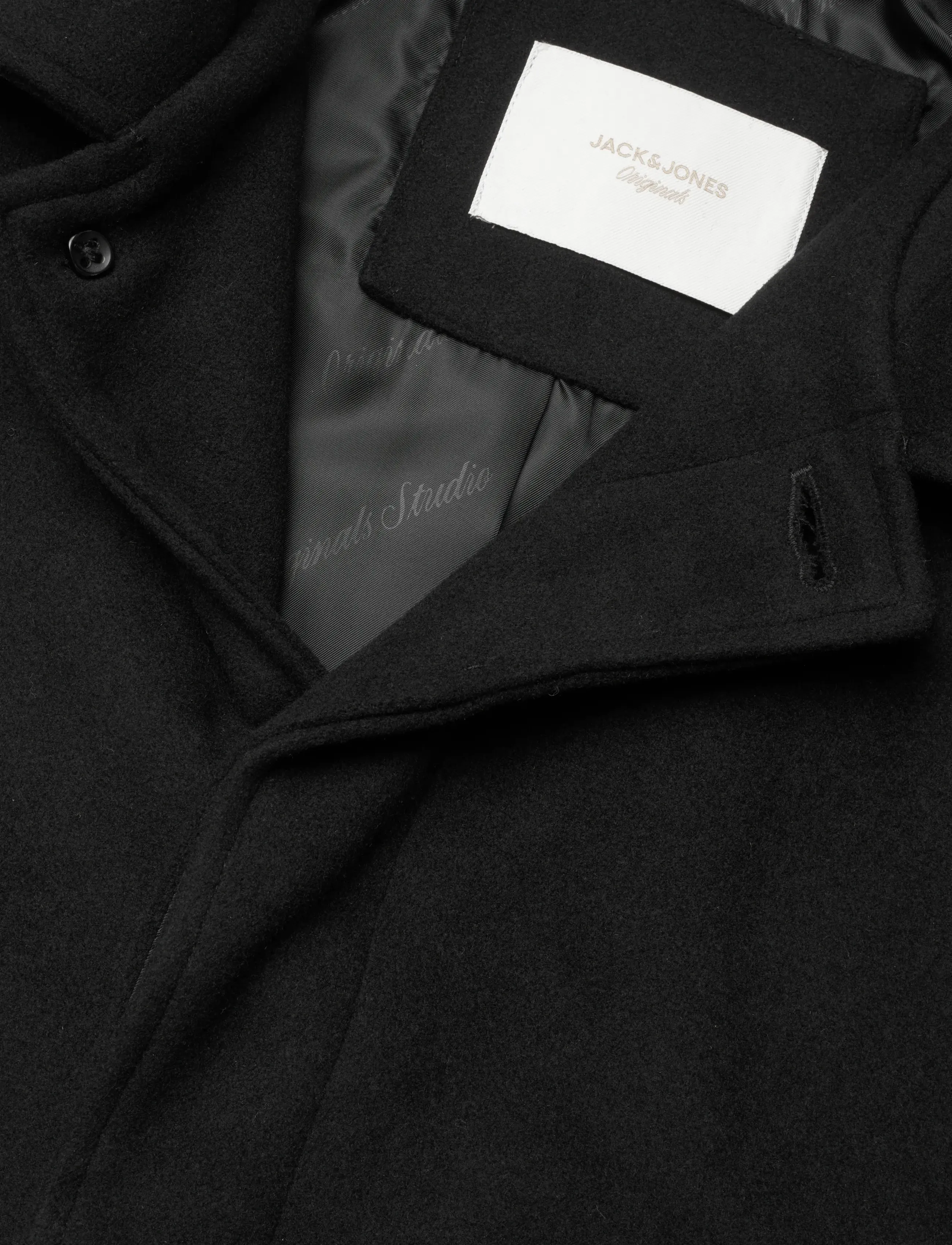 Jack & Jones - JORNORREBRO WOOL BLEND MAC COAT - wollen mantels - black - 2