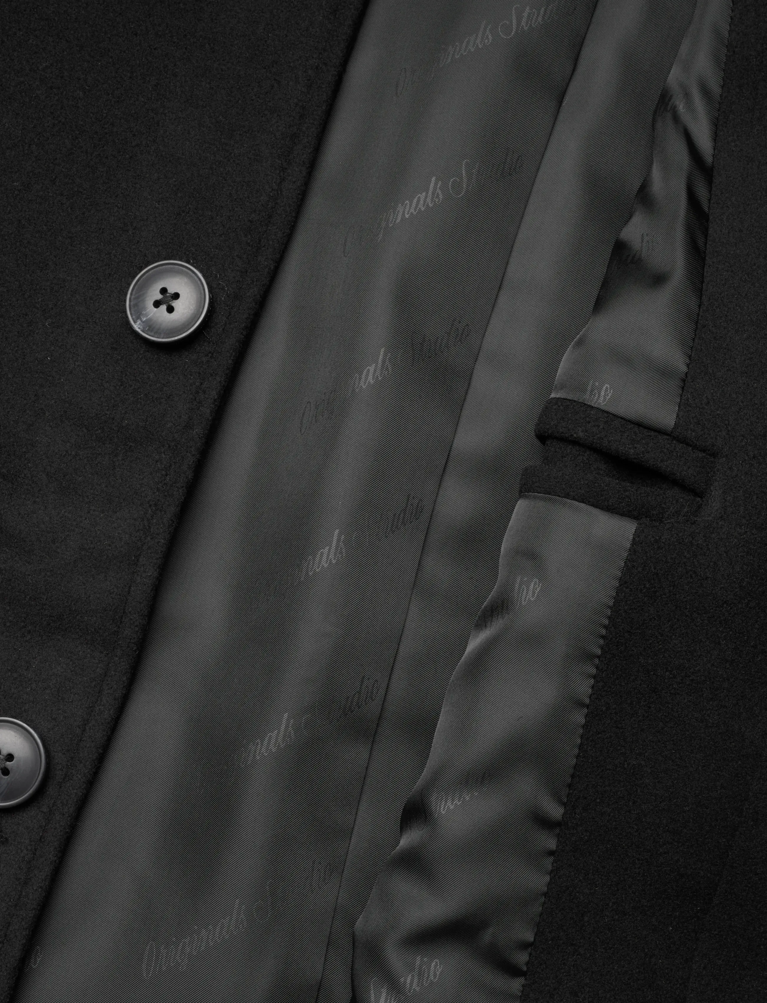Jack & Jones - JORNORREBRO WOOL BLEND MAC COAT - wollen mantels - black - 4