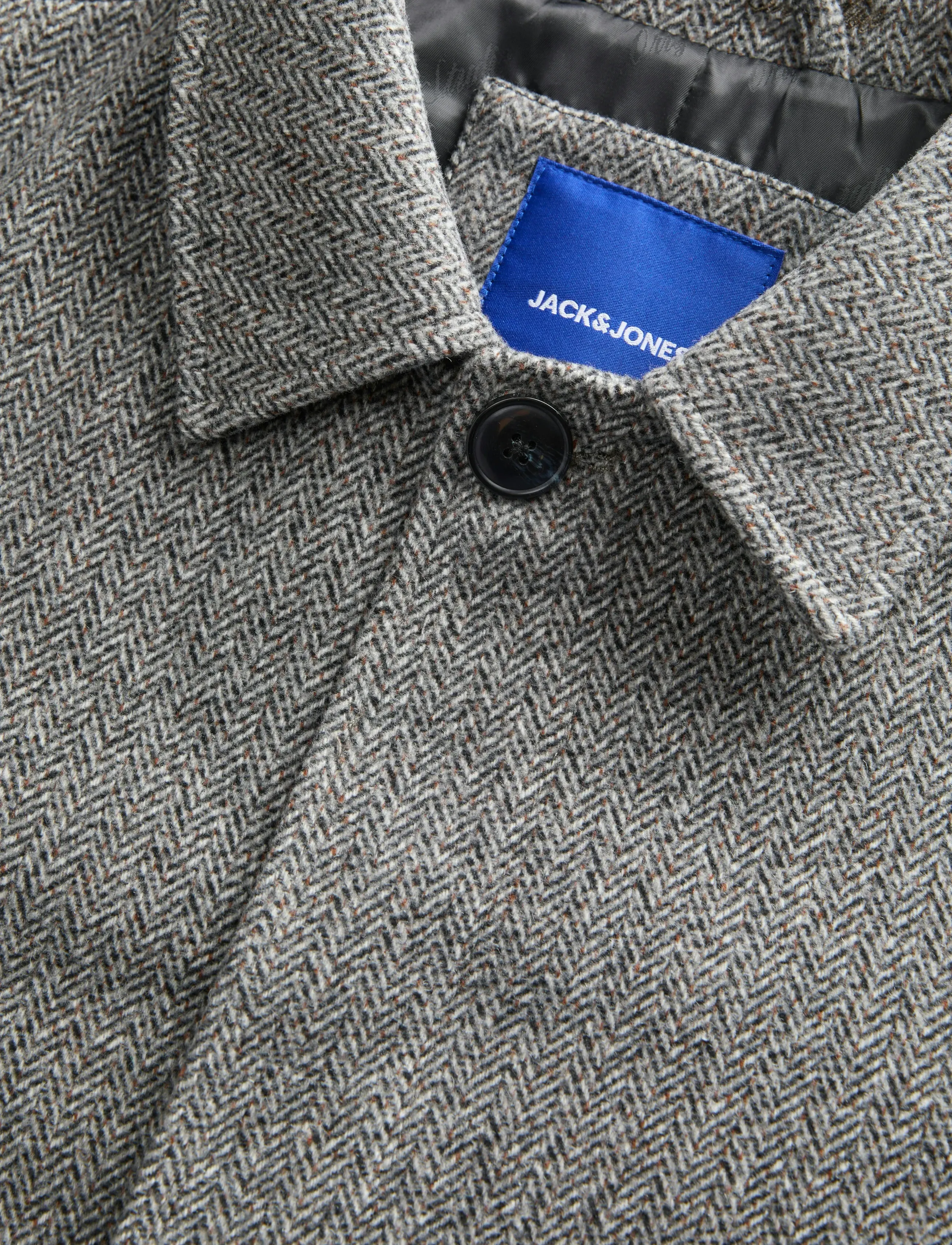Jack & Jones - JORNORREBRO WOOL BLEND MAC COAT - ullfrakker - chocolate brown - 3