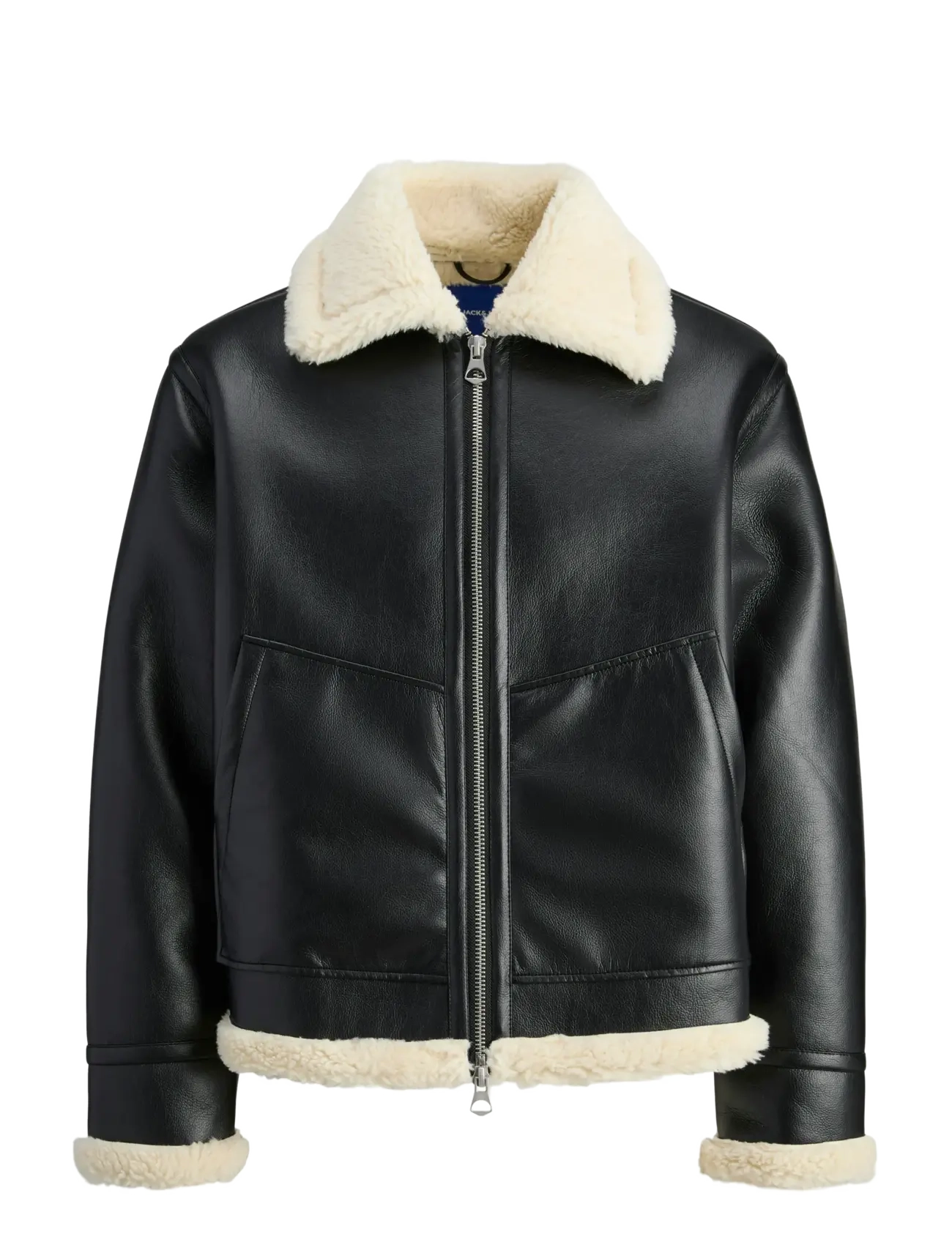 JACK & JONES Jorliverpool Aviator Jacke Sn Schwarz - S - Herren