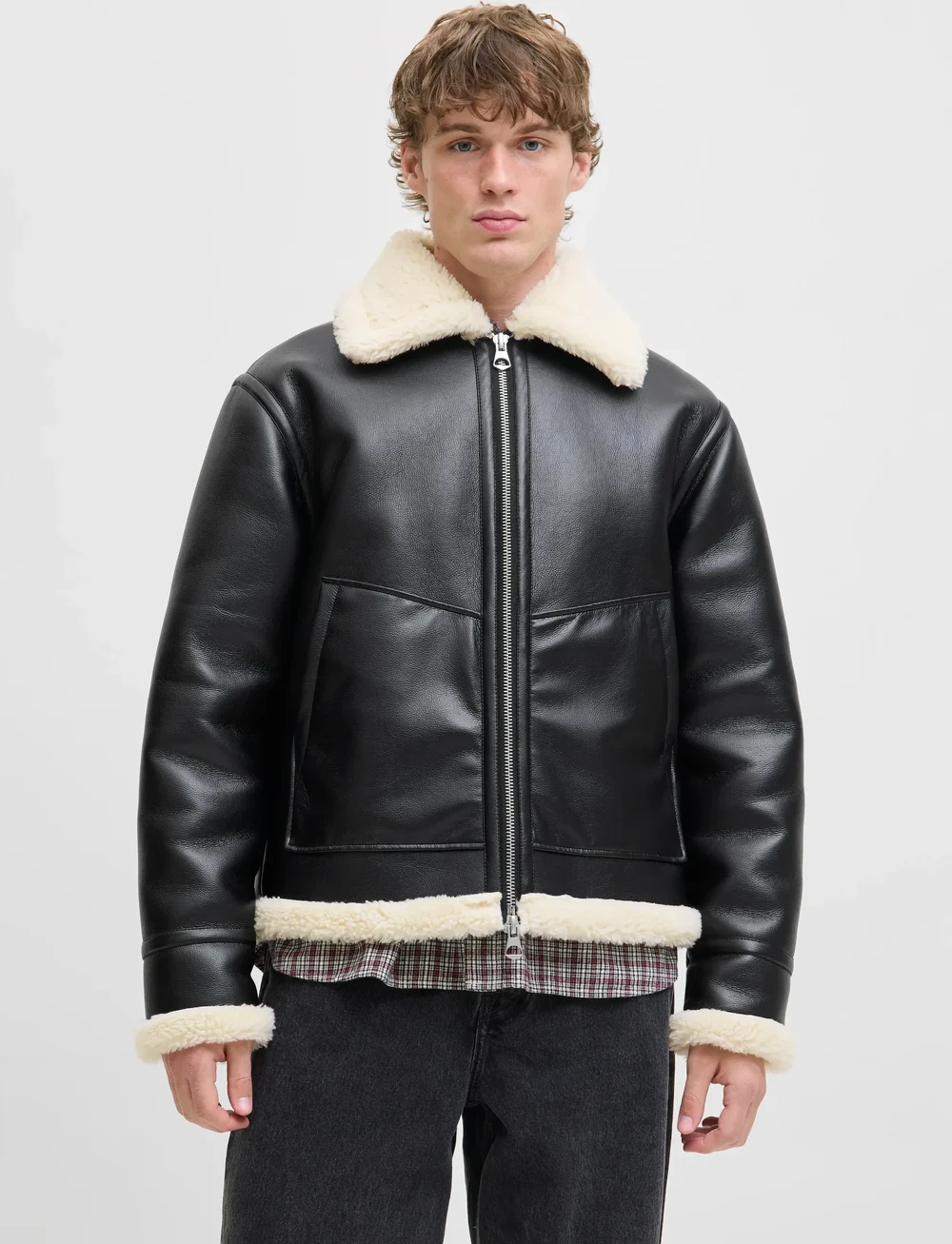 Jack & Jones - JORLIVERPOOL AVIATOR JACKET SN - sügisjakid - black - 0