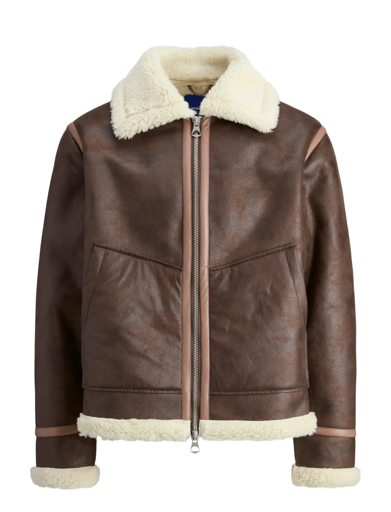 JACK & JONES Jorliverpool Aviator Jacke Sn Braun - XL - Herren