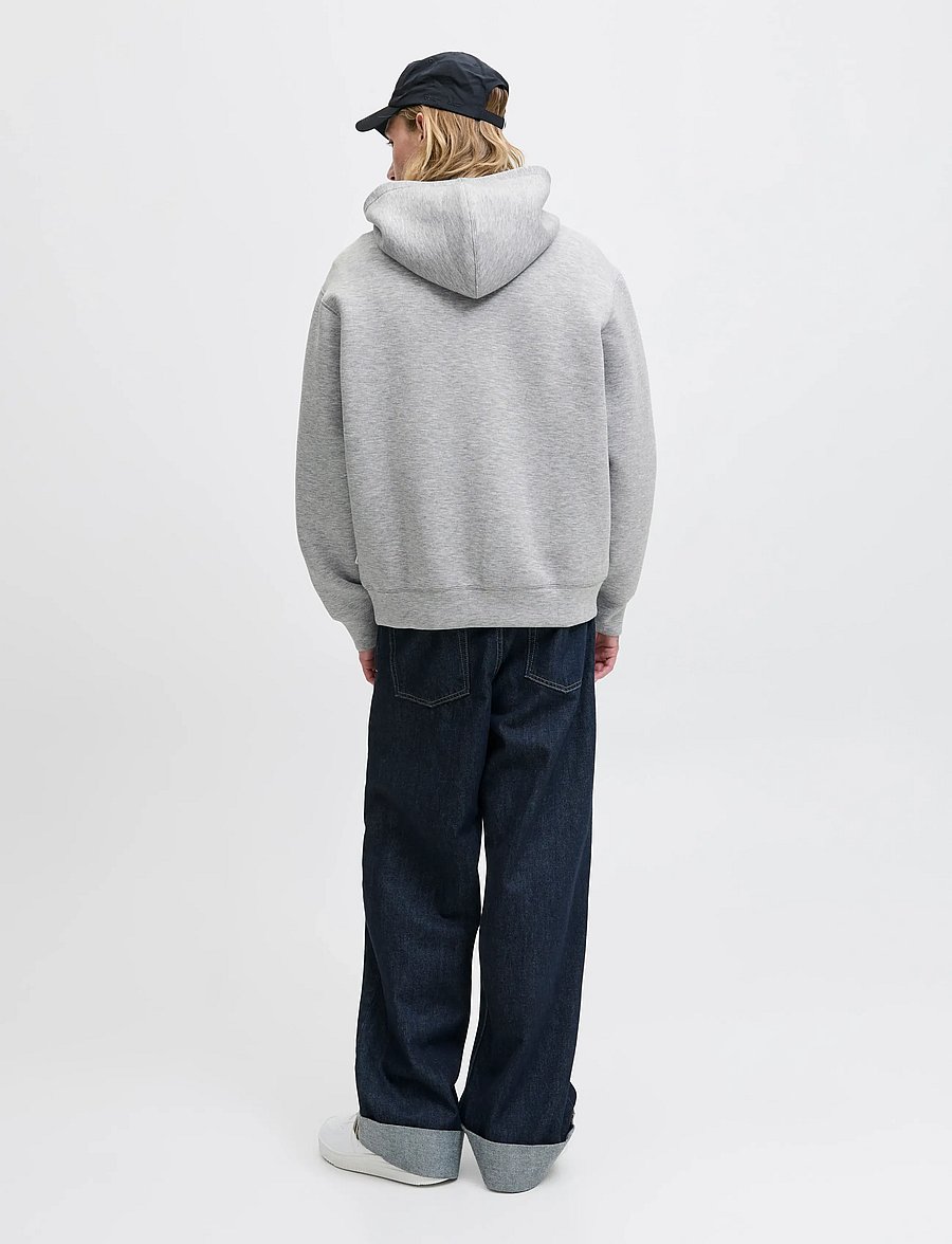 Jack & Jones - JCOCOVER SCUBA SWEAT ZIP HOOD SN - kapuzenpullover - light grey melange - 2