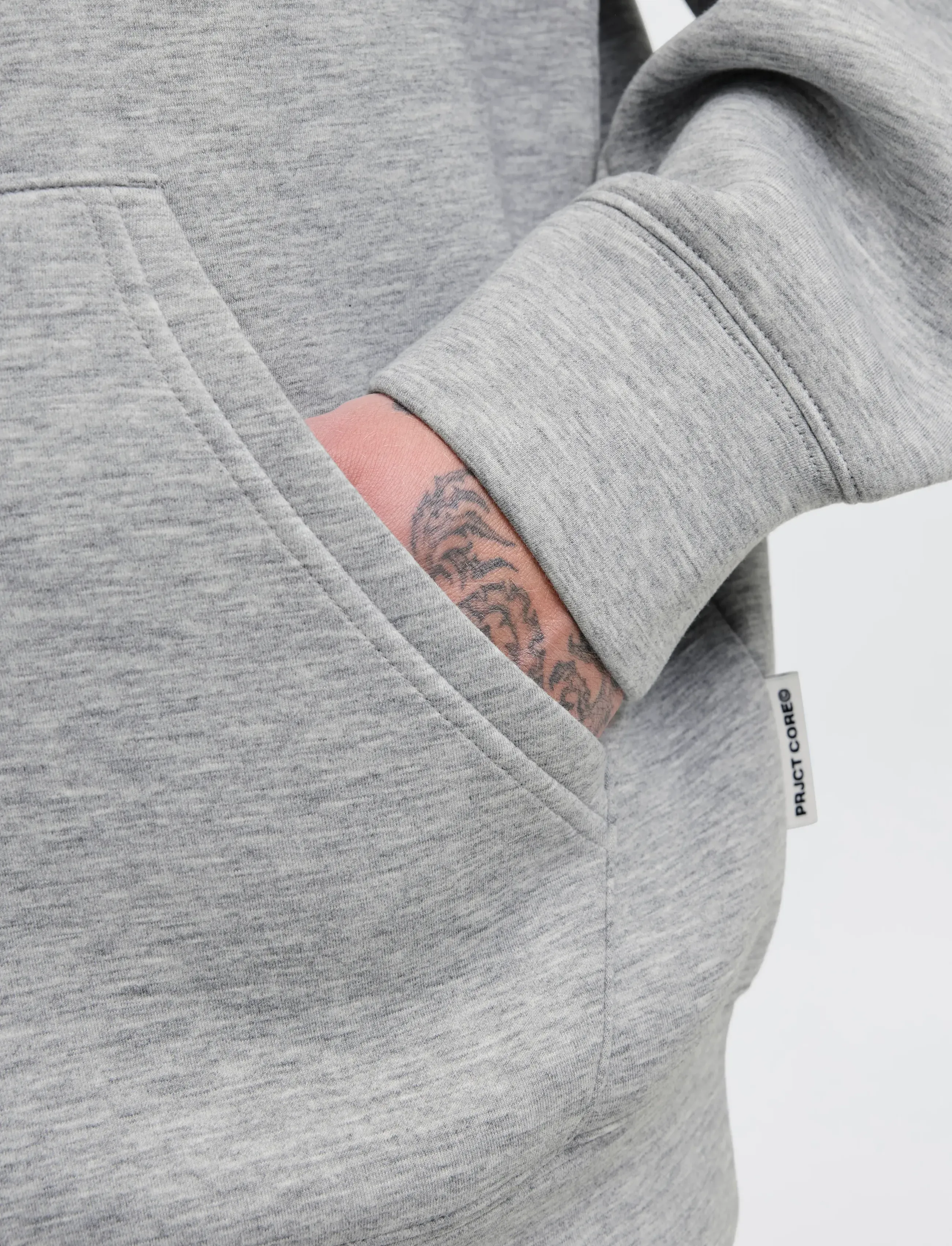 Jack & Jones - JCOCOVER SCUBA SWEAT ZIP HOOD SN - hættetrøjer - light grey melange - 5
