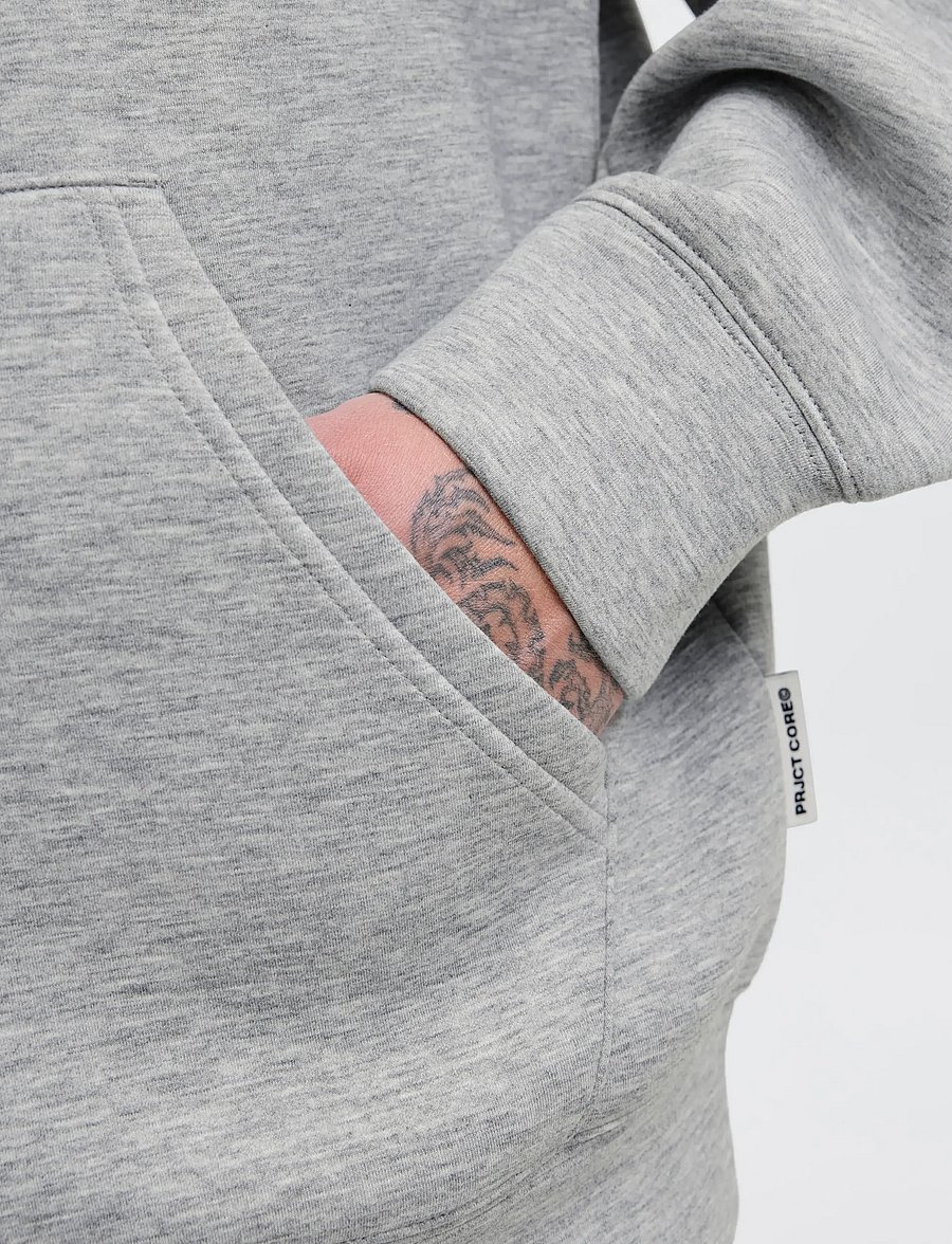 Jack & Jones - JCOCOVER SCUBA SWEAT ZIP HOOD SN - kapuzenpullover - light grey melange - 5