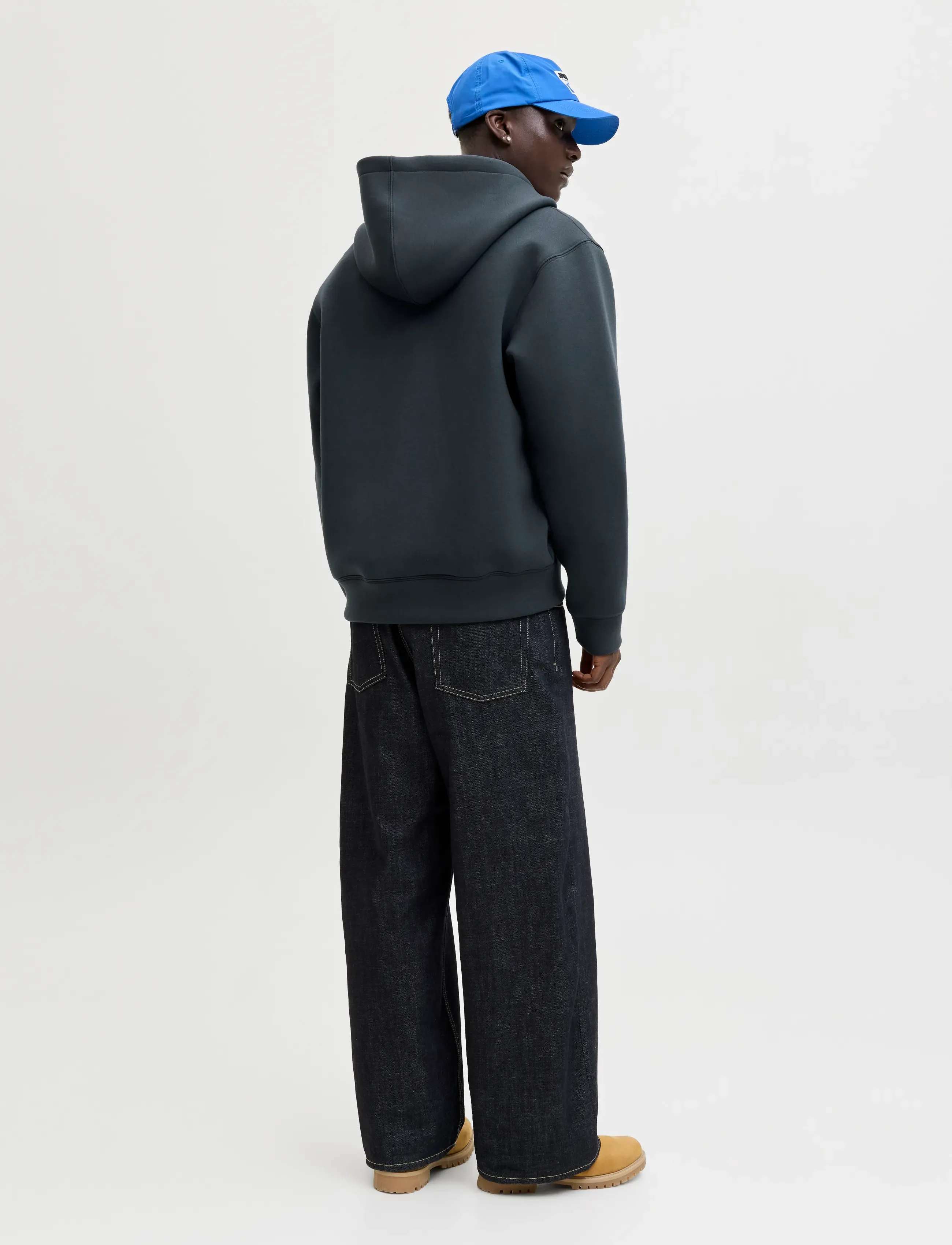 Jack & Jones - JCOCOVER SCUBA SWEAT ZIP HOOD SN - hettegensere - outer space - 3