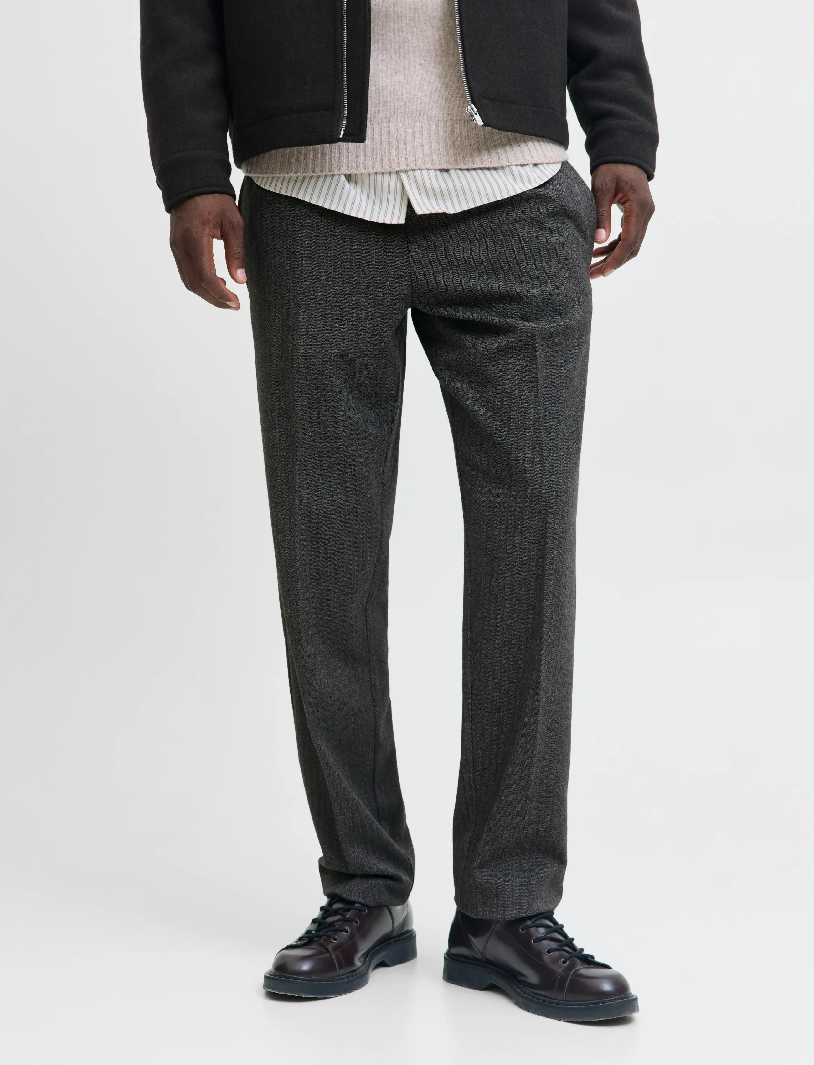 Jack & Jones Jpstkane Edwin Winter Jogger Ln, Mænd, Joggerbukser, Sort, Str: M