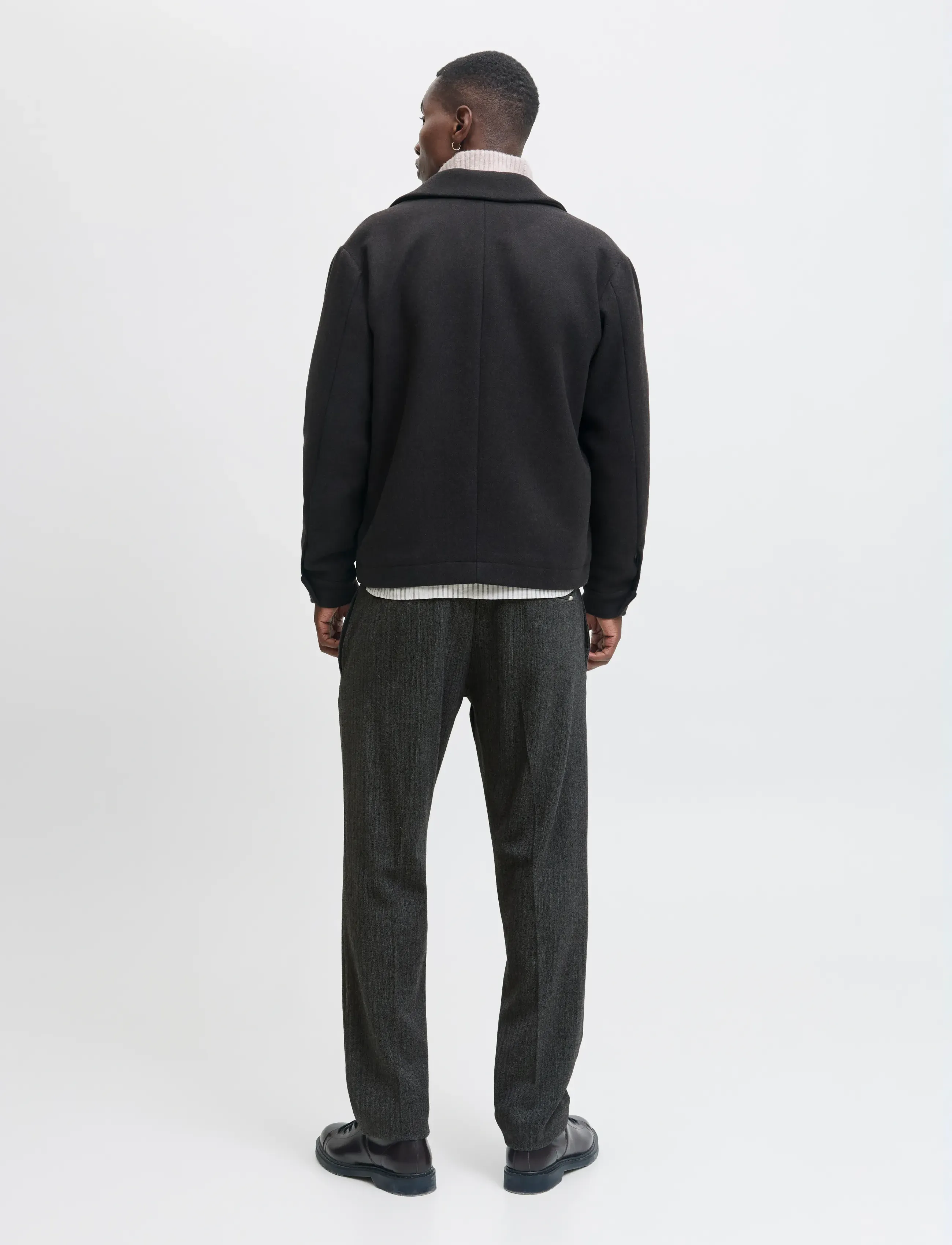 Jack & Jones - JPSTKANE EDWIN WINTER JOGGER LN - collections - dark grey melange - 3