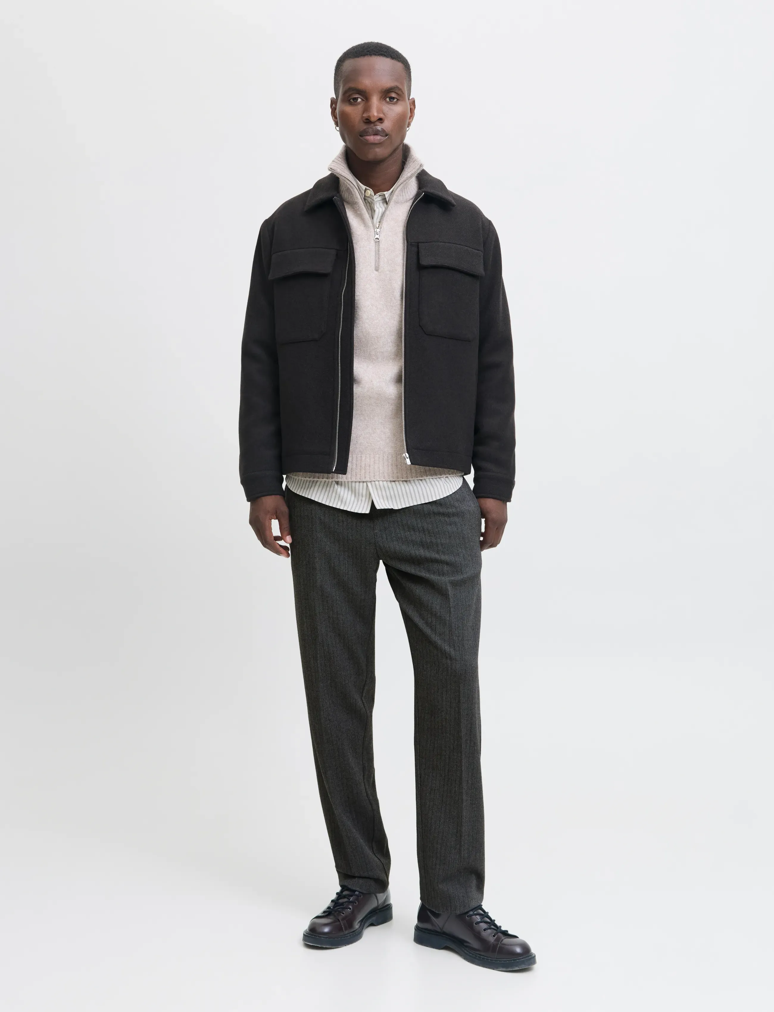 Jack & Jones - JPSTKANE EDWIN WINTER JOGGER LN - collections - dark grey melange - 5