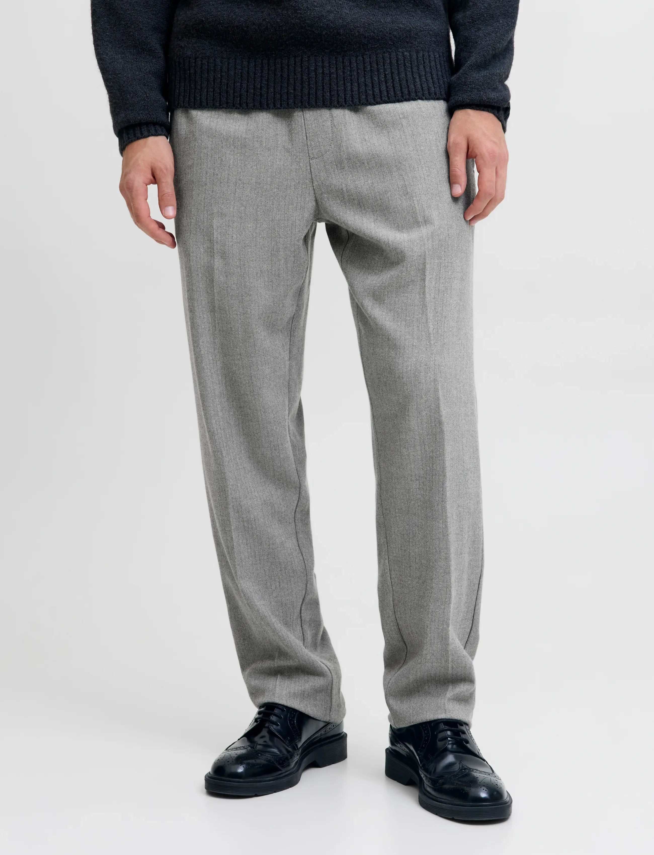 Jack & Jones Jpstkane Edwin Winter Jogger Ln, Mænd, Joggerbukser, Grå, Str: M