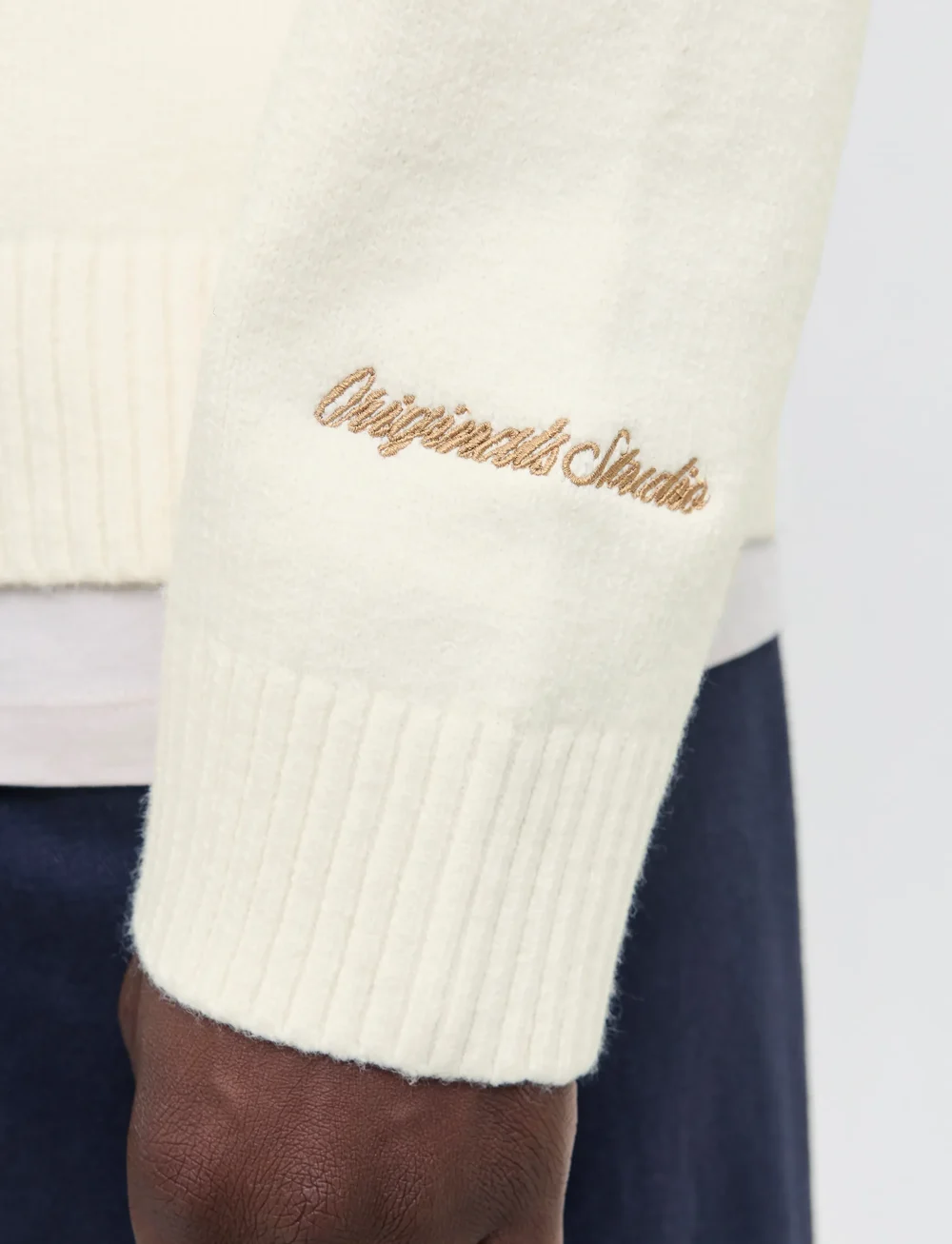 Jack & Jones - JORNORREBRO KNIT V-NECK - v-kaelusega kudumid - sea salt - 5