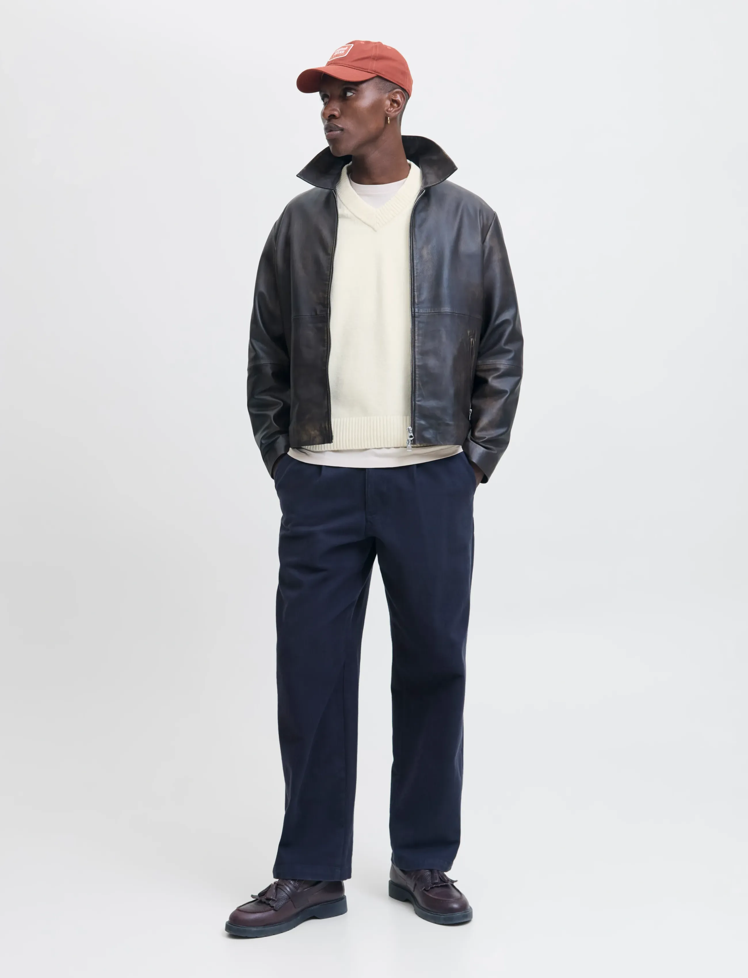 JACK & JONES Jornorrebro Knit V-Neck stickade tröjor herr – bild 5