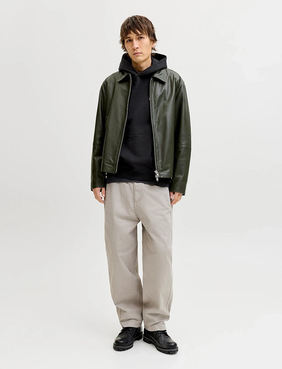 Jack & Jones - JORNORREBRO TYPO BACK SWEAT HOOD SN - hættetrøjer - black - 4