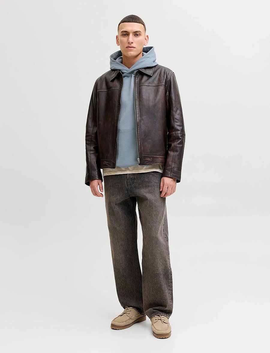 Jack & Jones - JORNORREBRO TYPO BACK SWEAT HOOD SN - hættetrøjer - tradewinds - 4