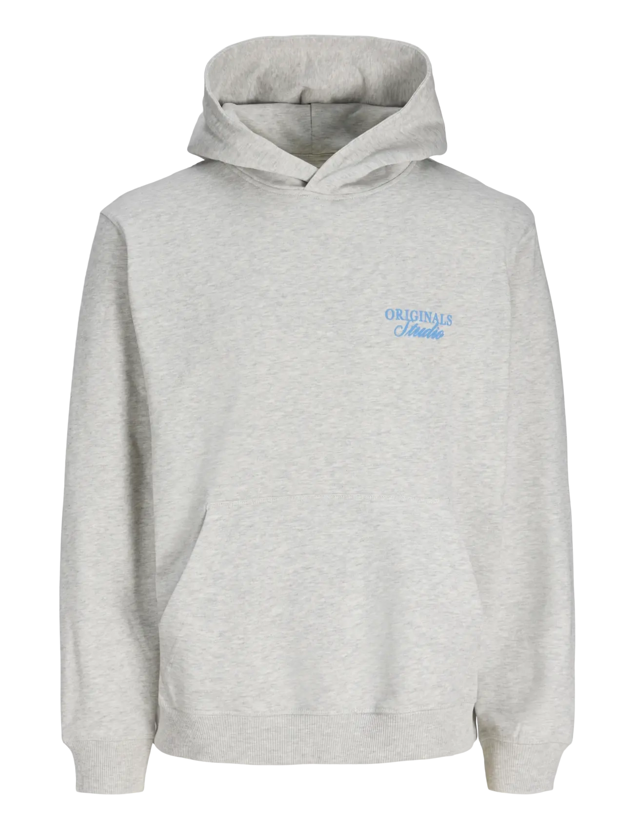 JACK & JONES Jornorrebro Typo Back Sweat Hood Sn Grau - L - Herren