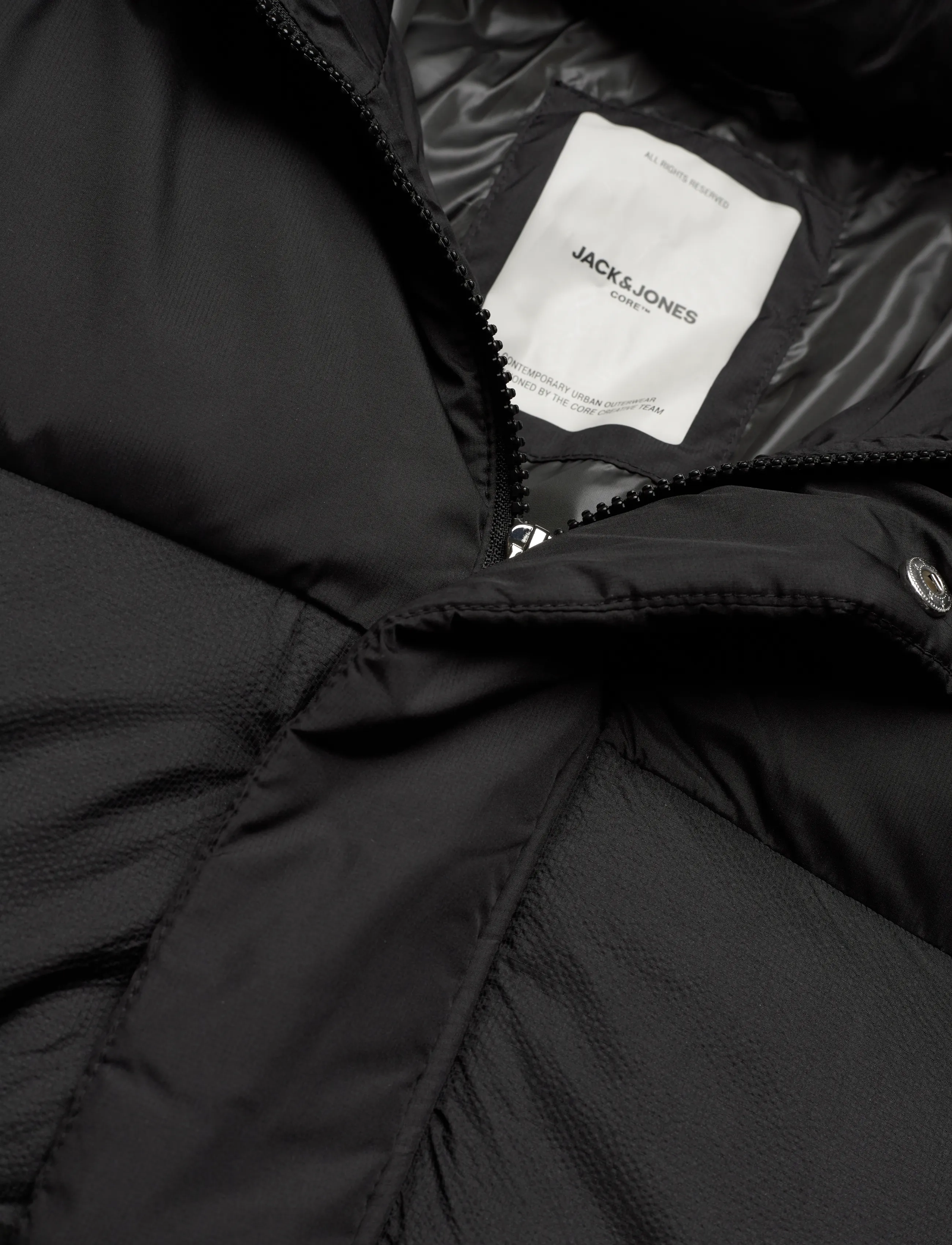 Jack & Jones - JCOUNION PUFFER JACKET SN - voodriga joped - black - 2