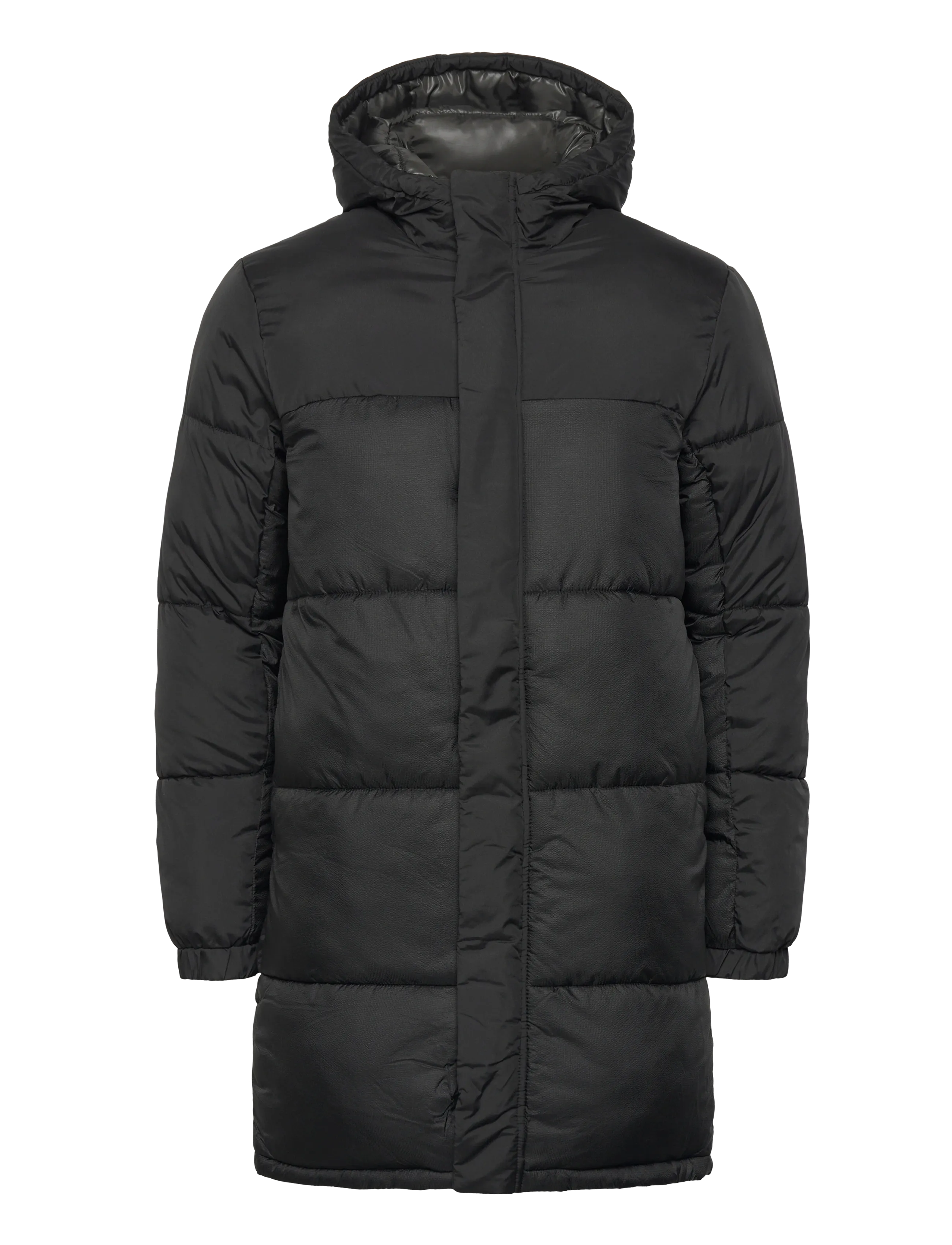 JACK & JONES Jcounion Long Puffer Jacke Sn Schwarz - XL - Herren