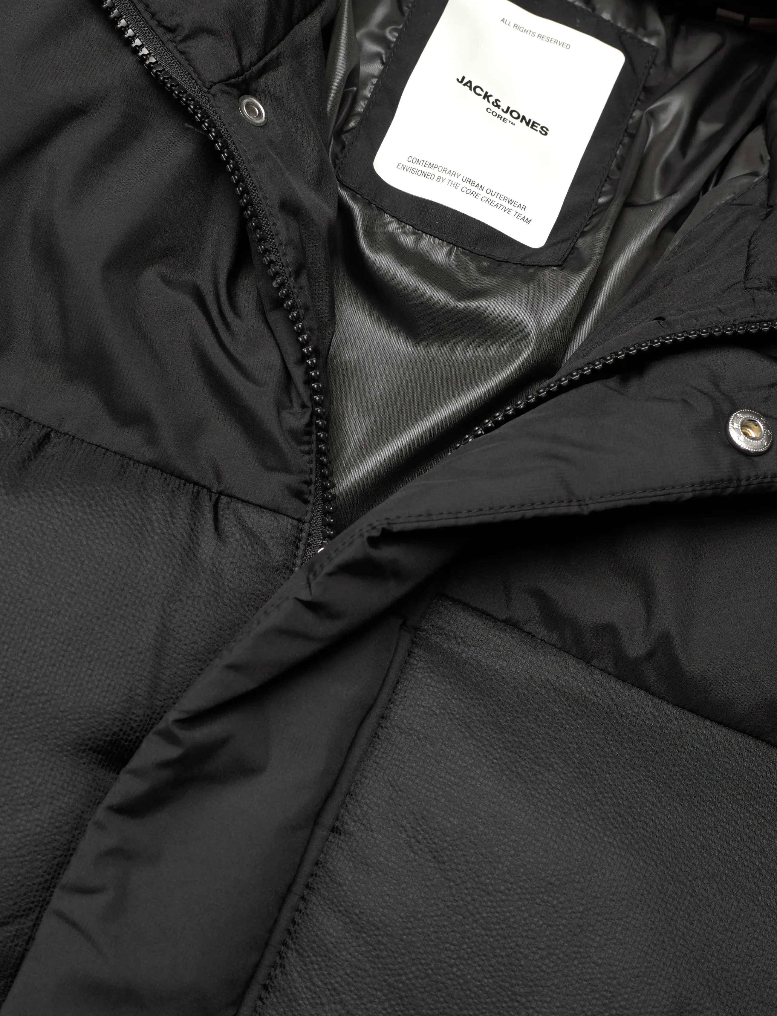 Jack & Jones - JCOUNION LONG PUFFER JACKET SN - untuvatakit - black - 2