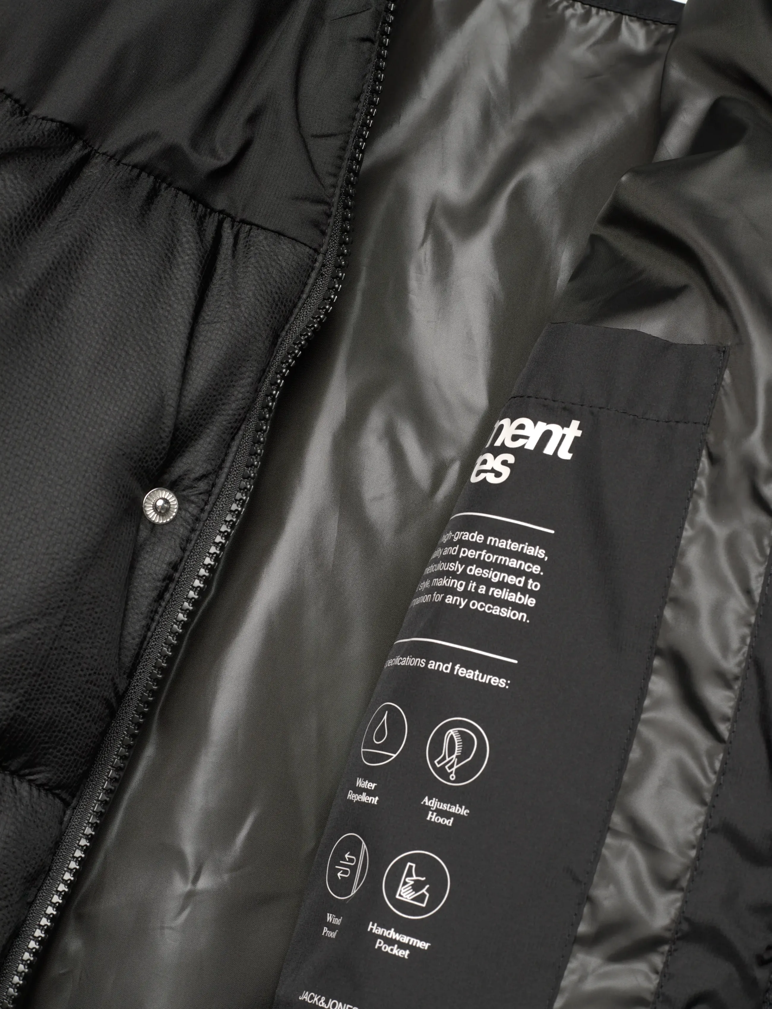 Jack & Jones - JCOUNION LONG PUFFER JACKET SN - untuvatakit - black - 5